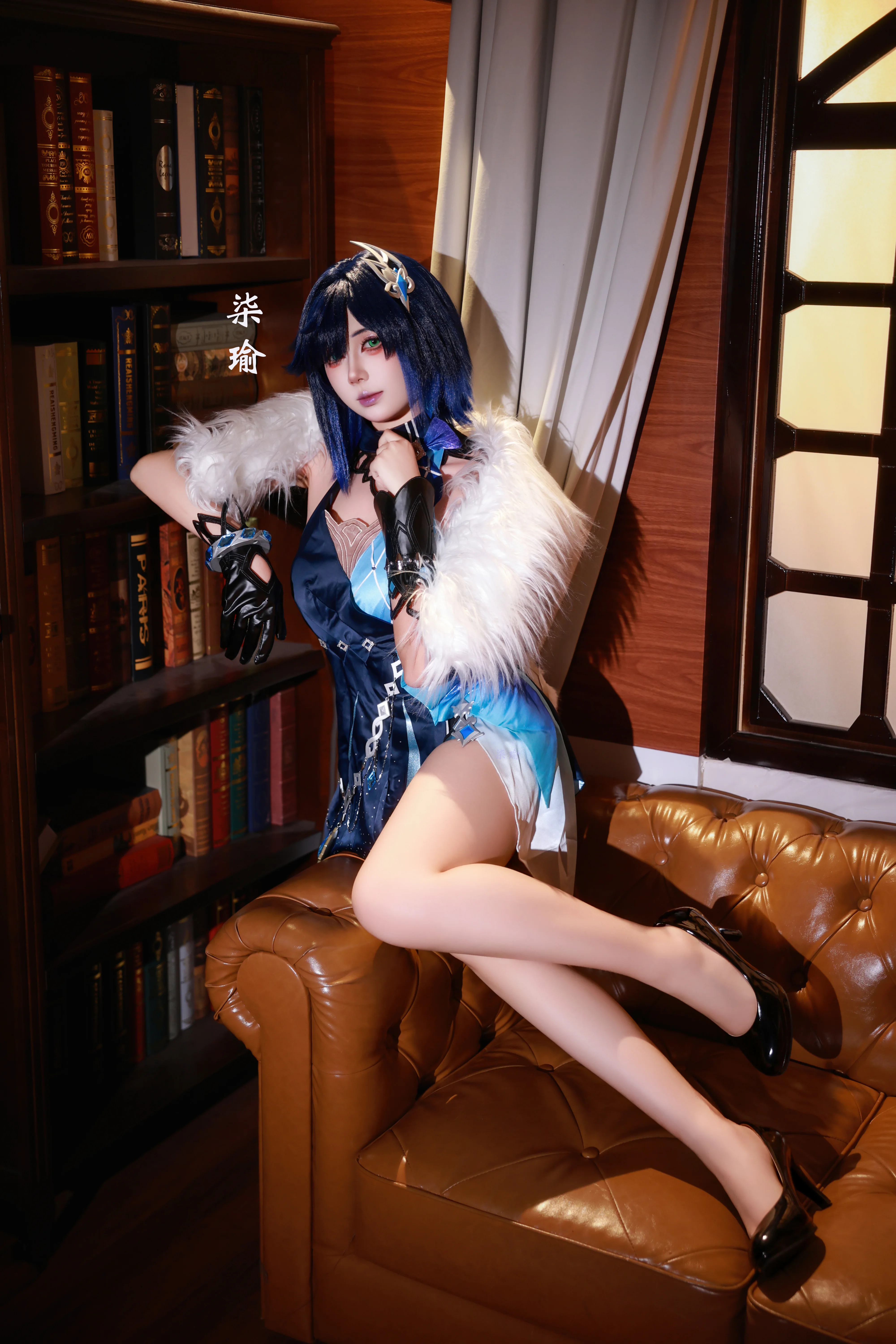 【夜兰cos】原神夜色与酒光中的游刃有余 - 第 4 张