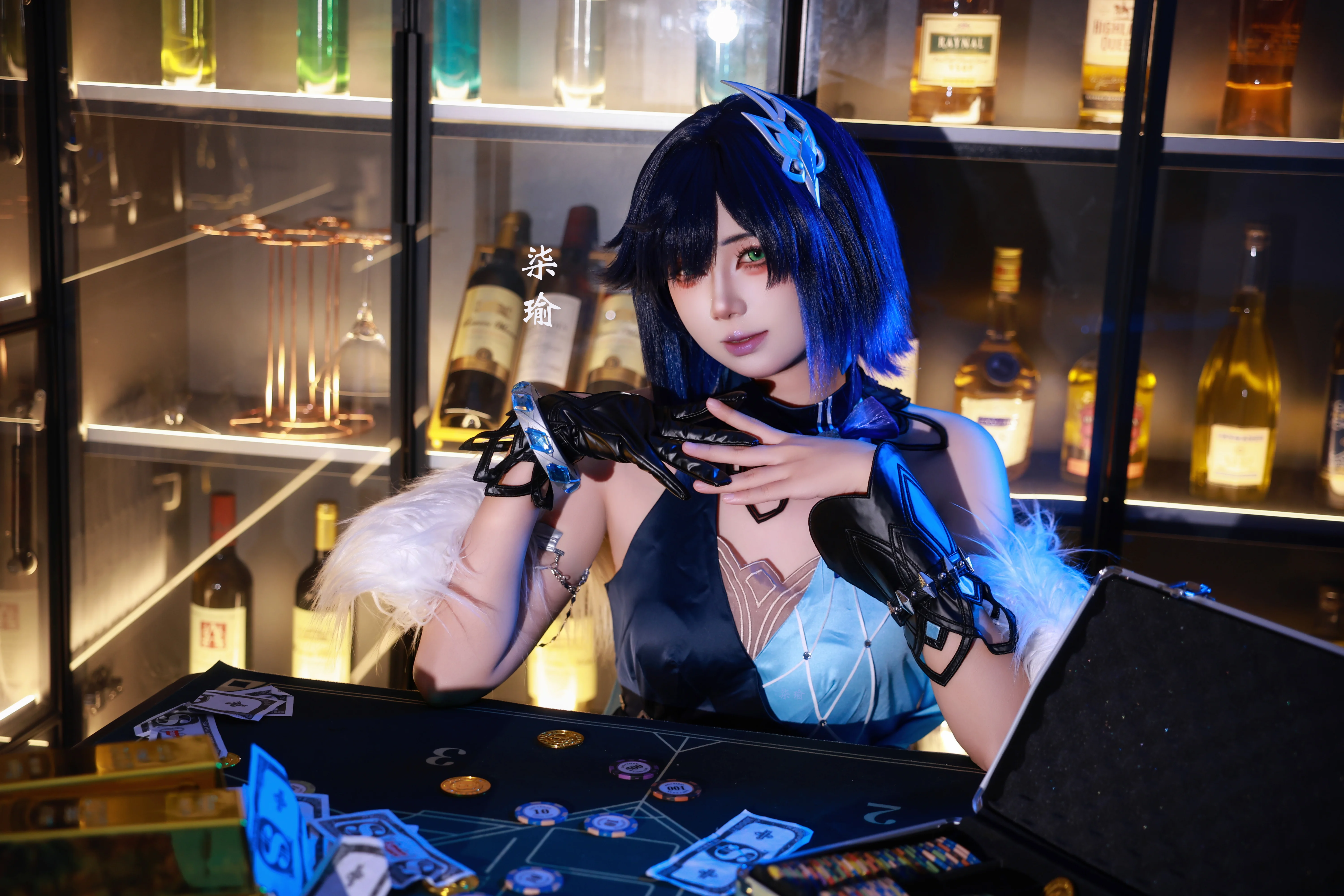 【夜兰cos】原神夜色与酒光中的游刃有余 - 第 6 张