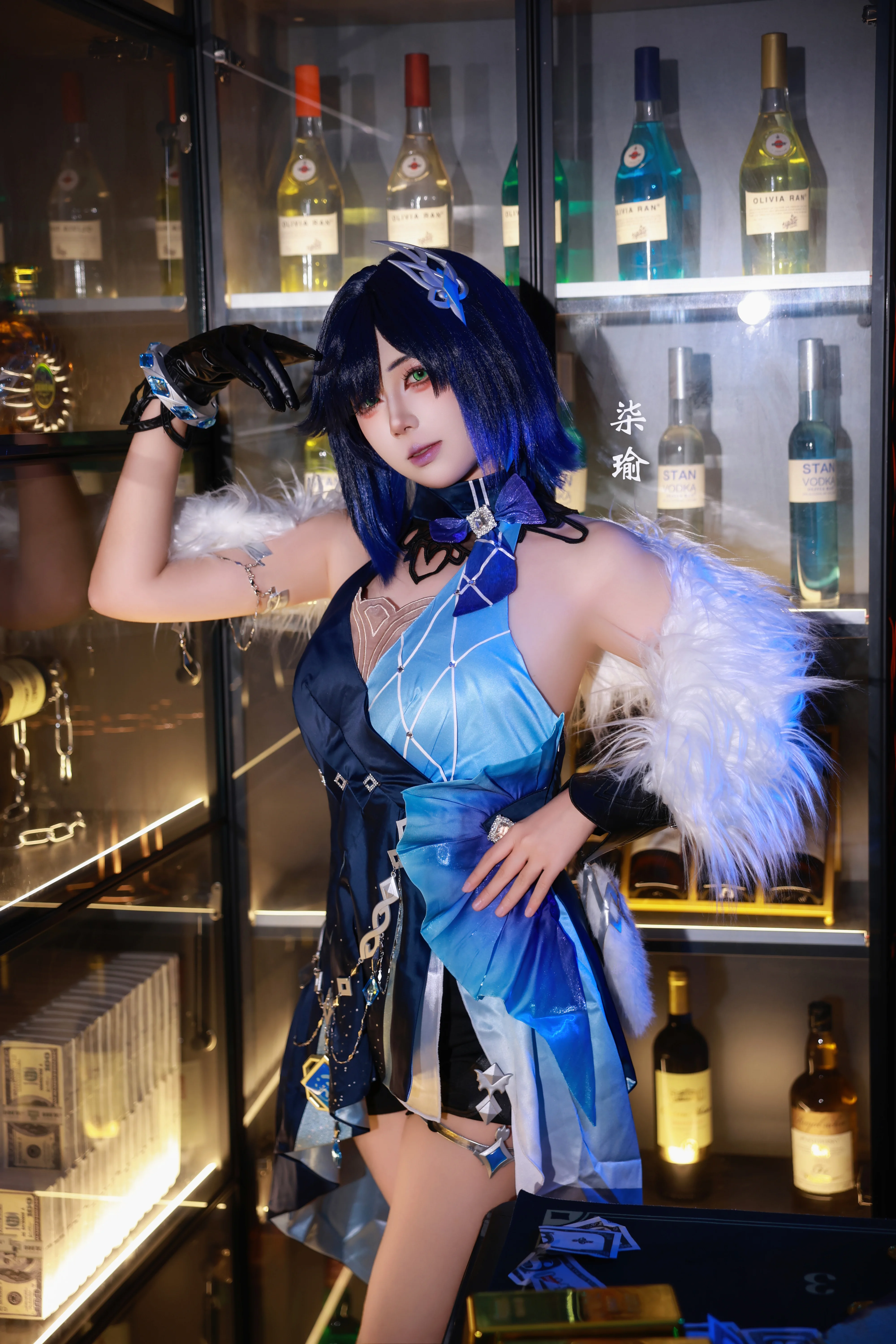 【夜兰cos】原神夜色与酒光中的游刃有余 - 第 7 张