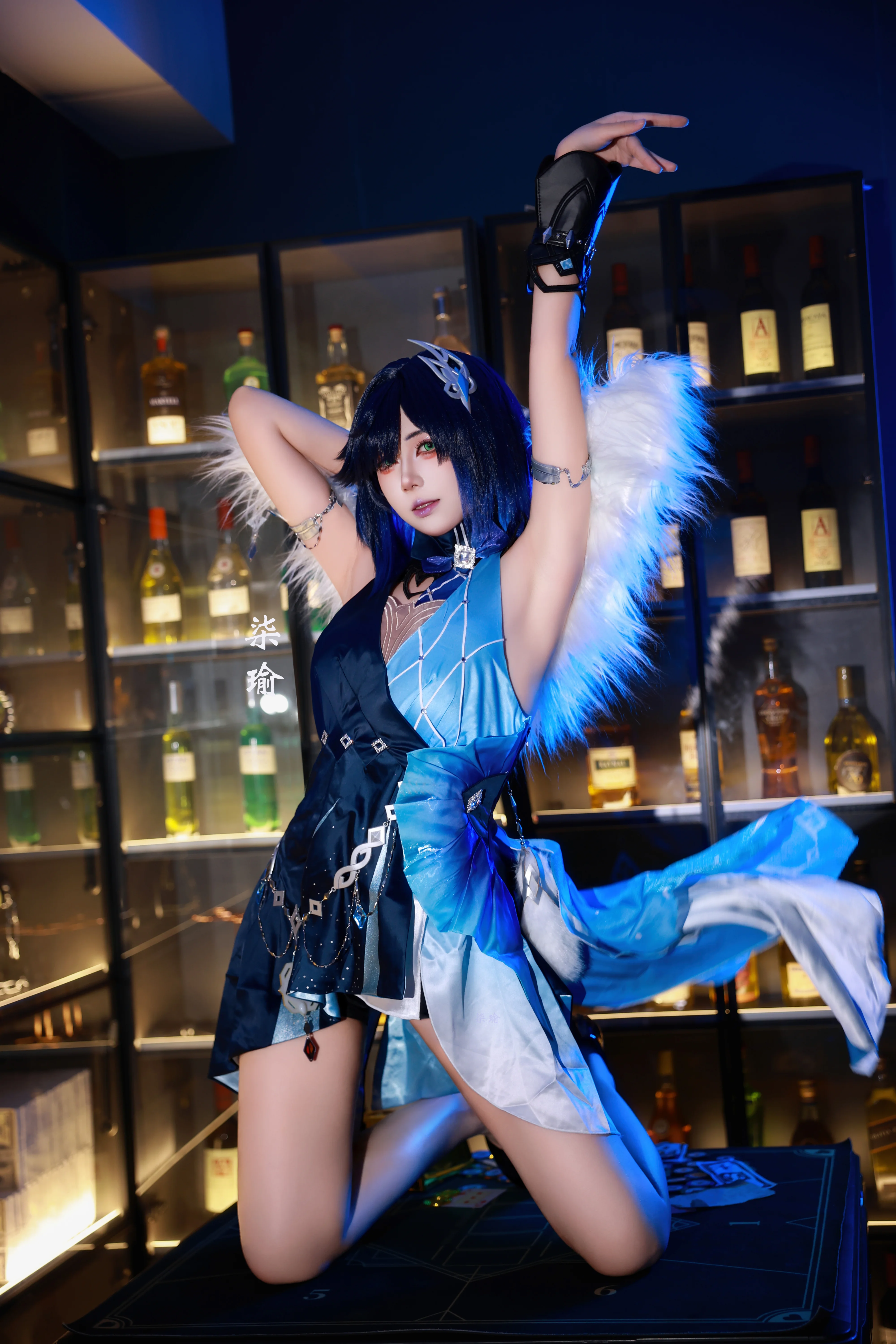 【夜兰cos】原神夜色与酒光中的游刃有余 - 第 9 张