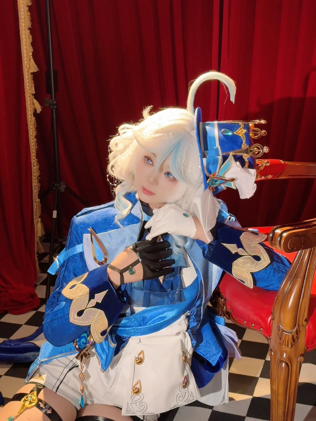 【芙宁娜cos】枫丹的大明星，镜头里的水之舞台 - 第 2 张