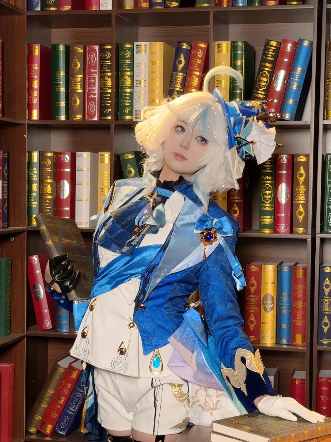 【芙宁娜cos】枫丹的大明星，镜头里的水之舞台 - 第 4 张