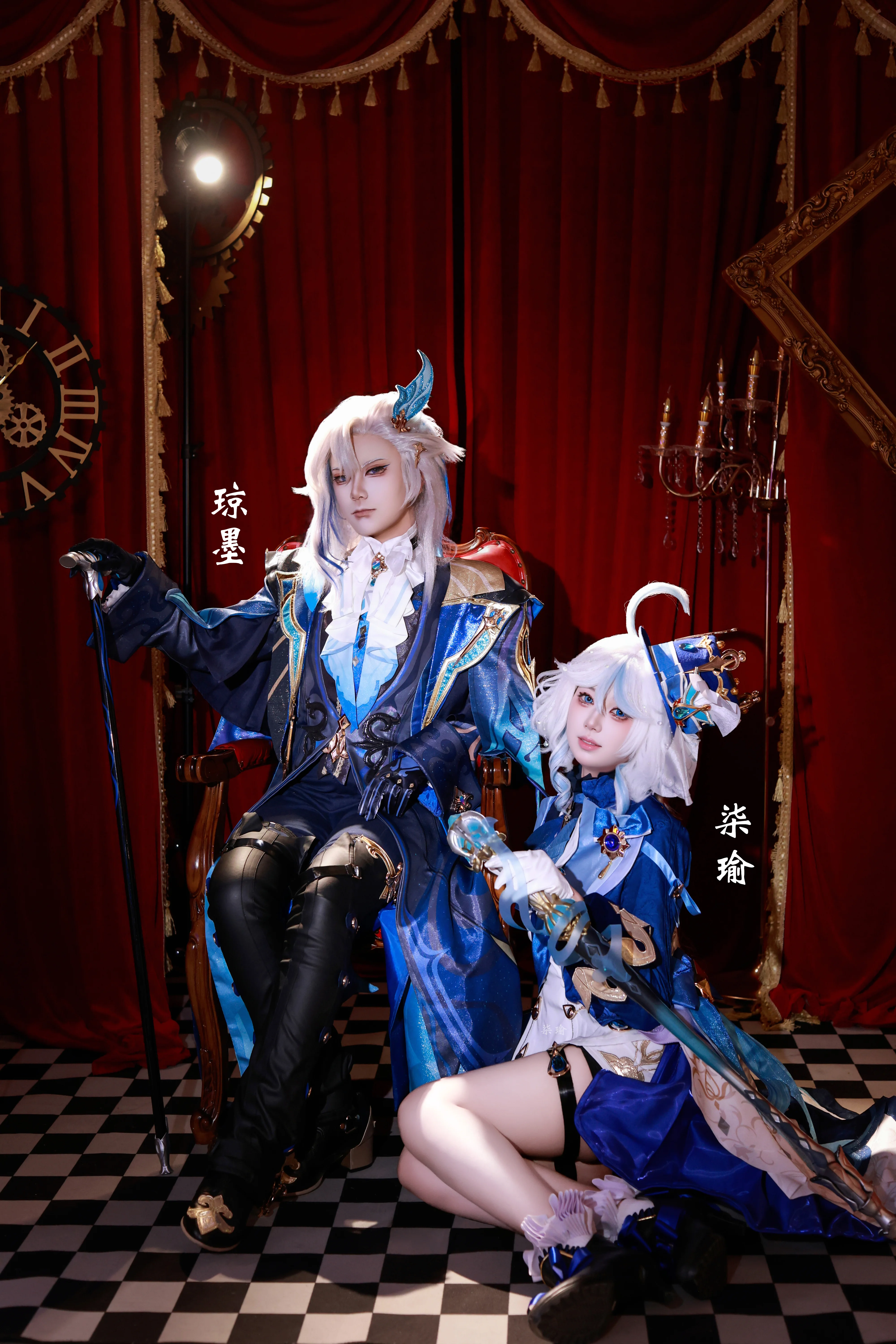【芙宁娜cos】枫丹暗夜中的水神与审判官 - 第 3 张