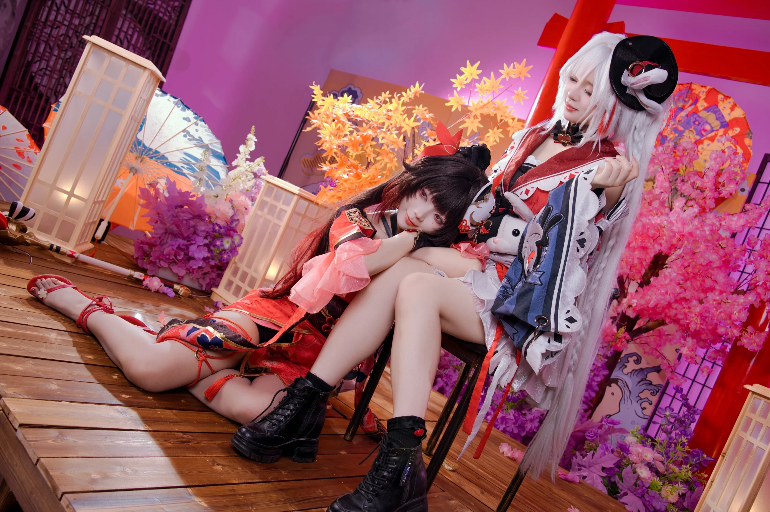 [Sparkle Cosplay] Masked Dance and Allotropes Under the Red Torii Gate - Image 5