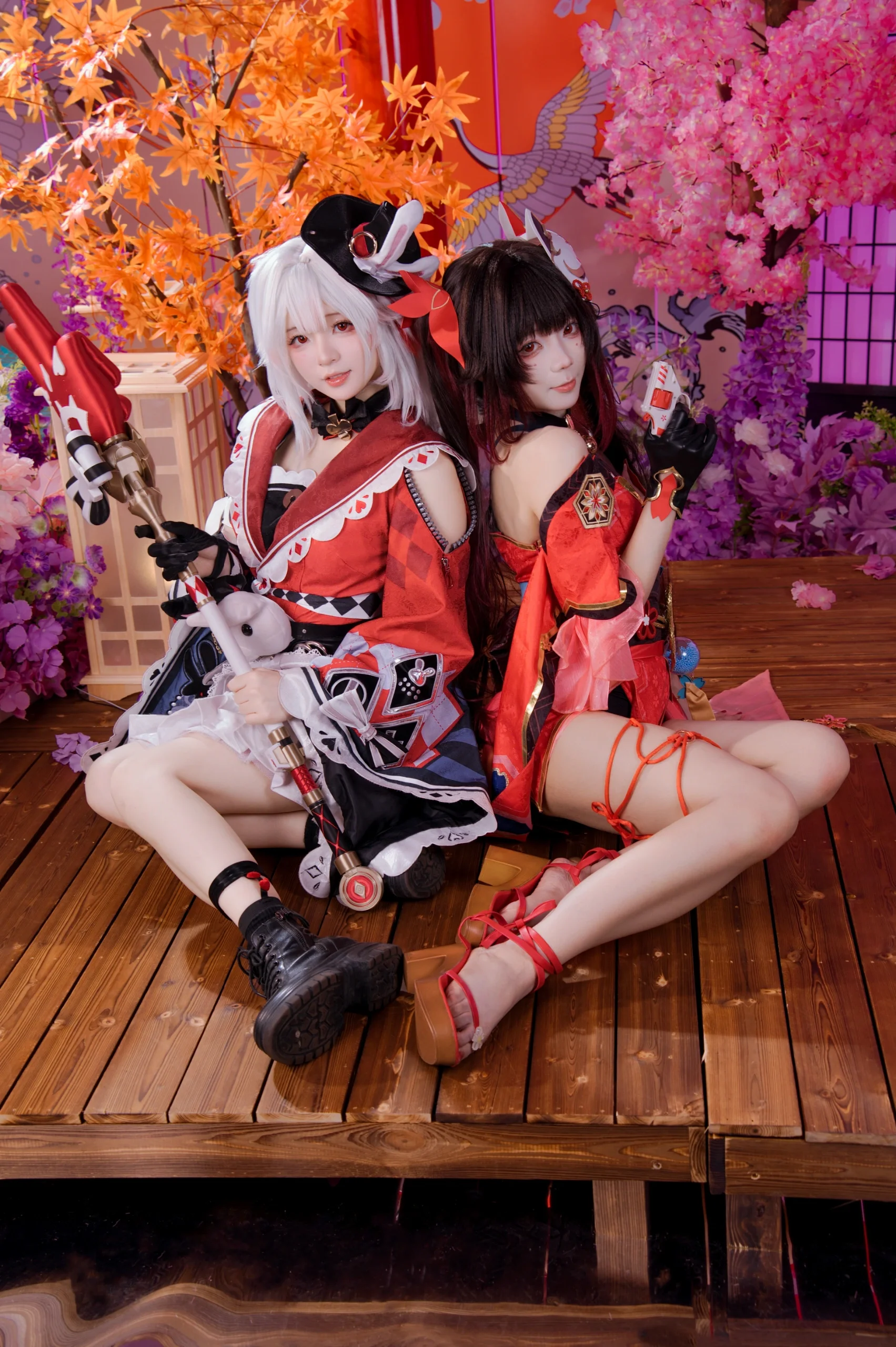 [Sparkle Cosplay] Masked Dance and Allotropes Under the Red Torii Gate - Image 7