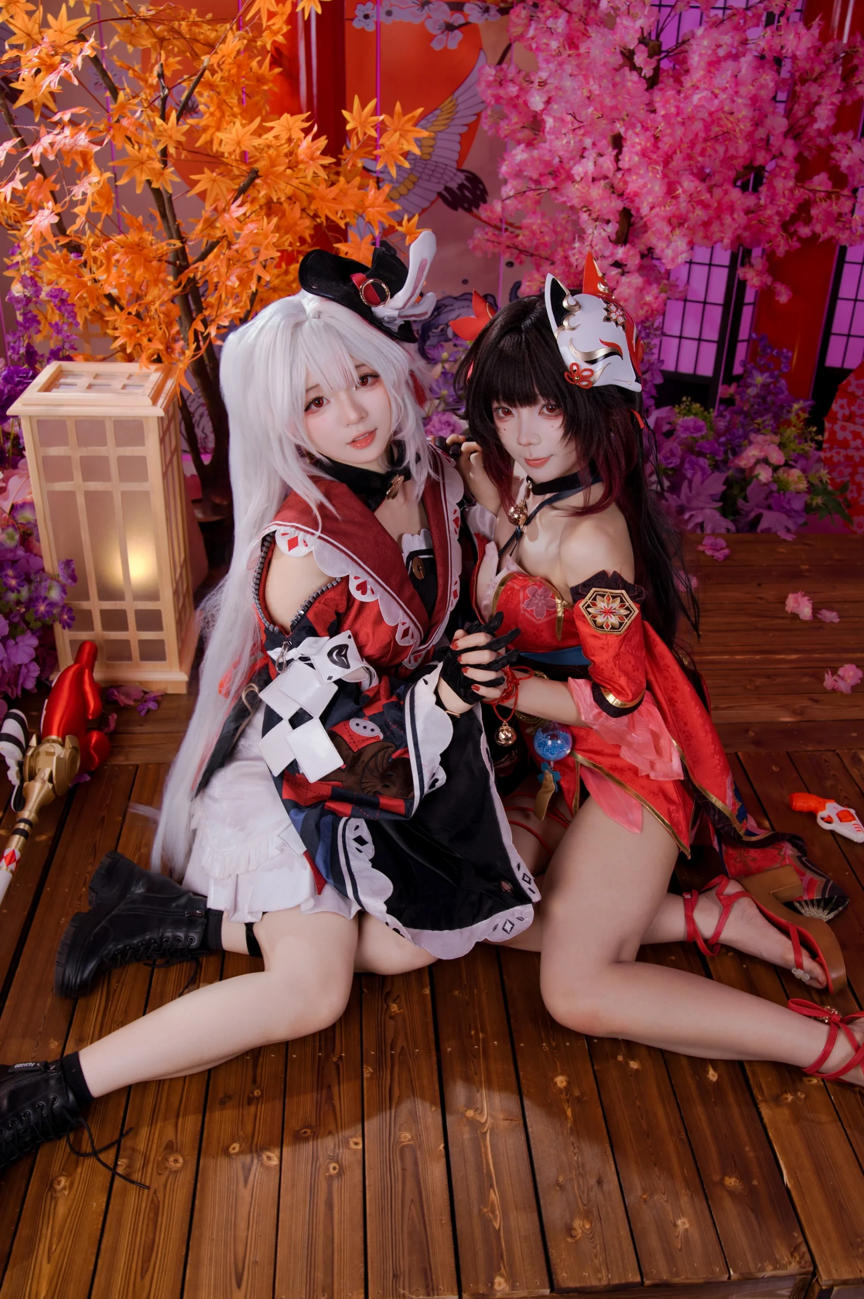 [Sparkle Cosplay] Masked Dance and Allotropes Under the Red Torii Gate - Image 8