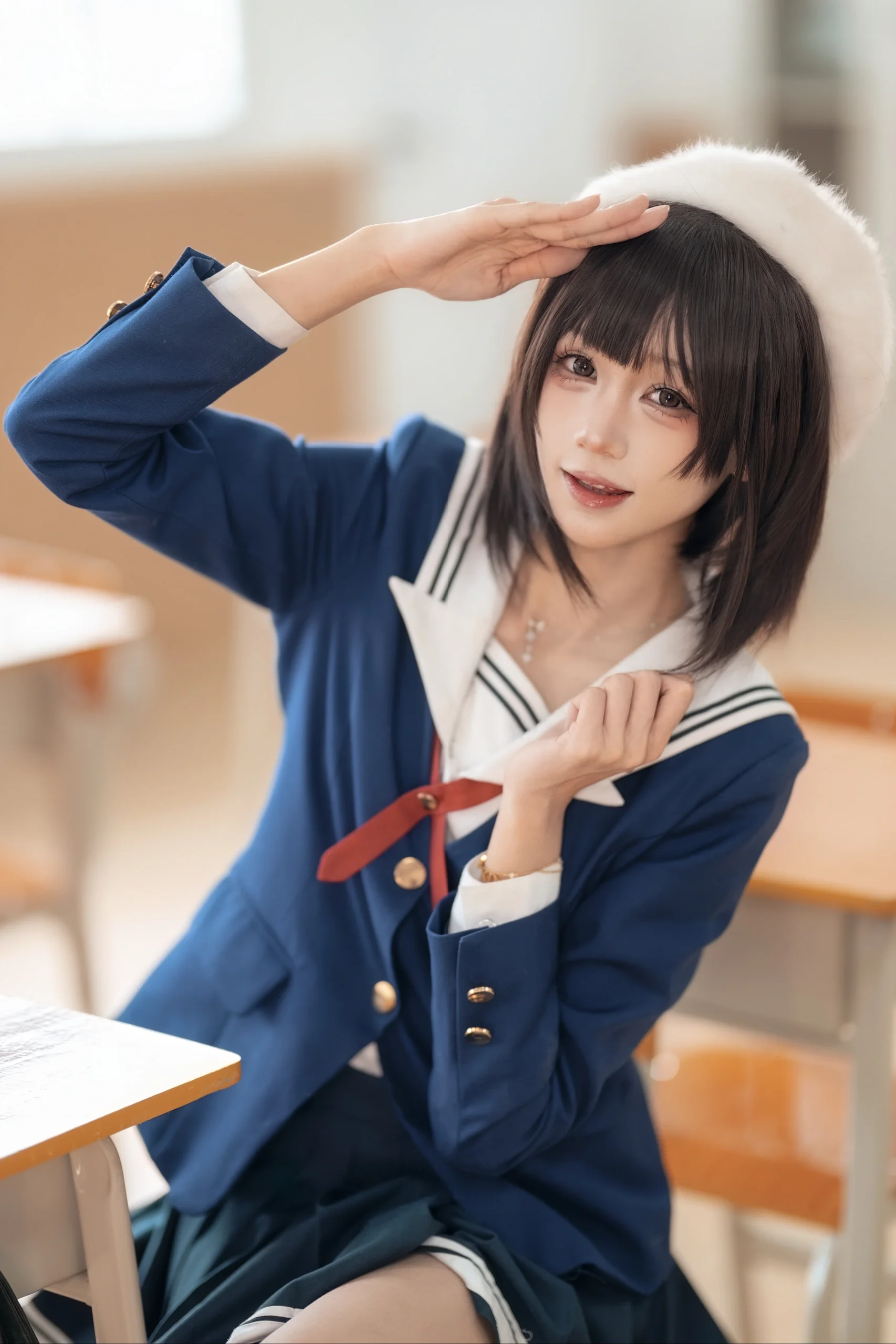 【加藤惠cos】路人女主的養成方法，還原那份平凡的校園日常 - 第 2 張