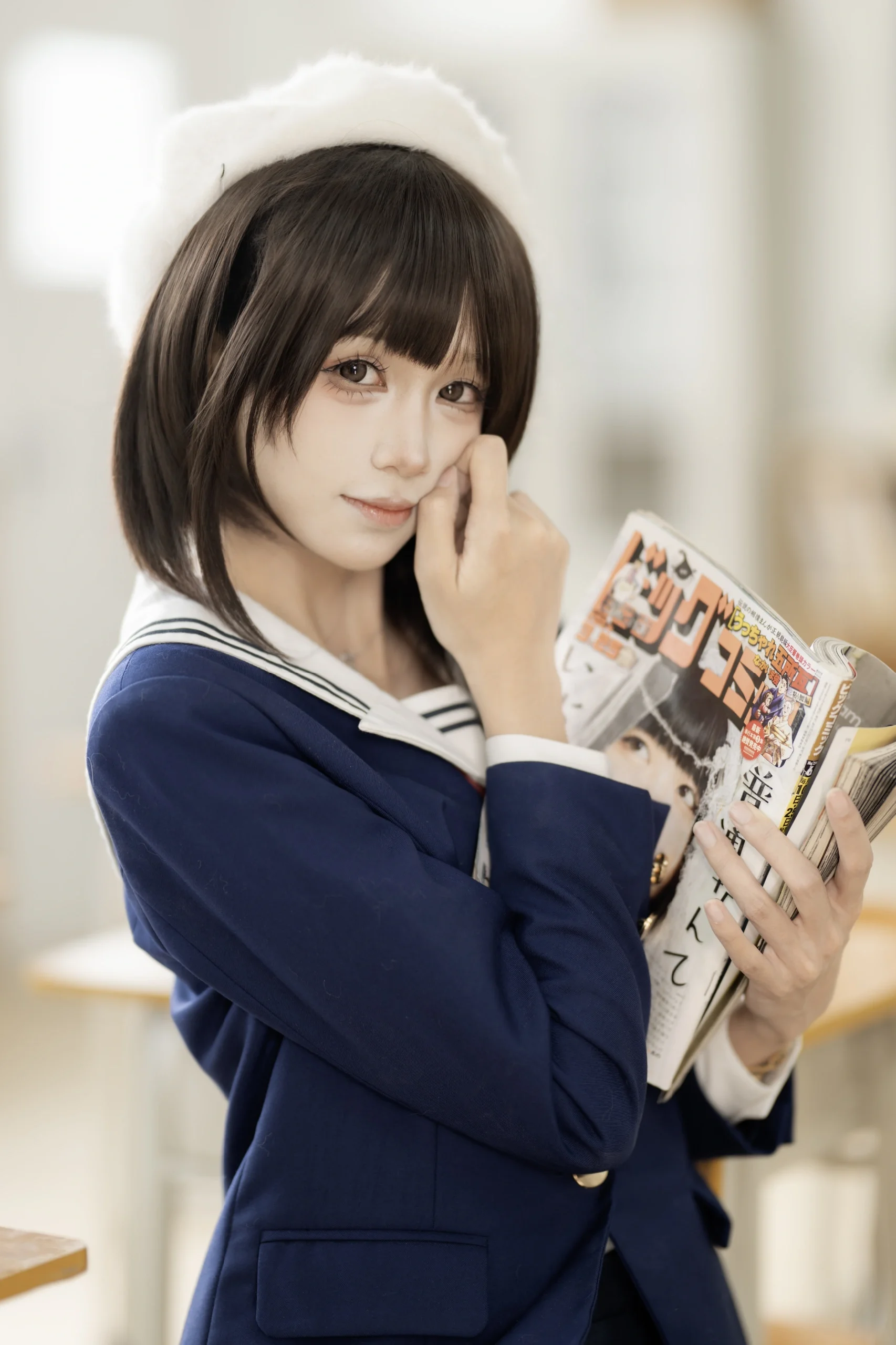 【加藤惠cos】路人女主的養成方法，還原那份平凡的校園日常 - 第 3 張