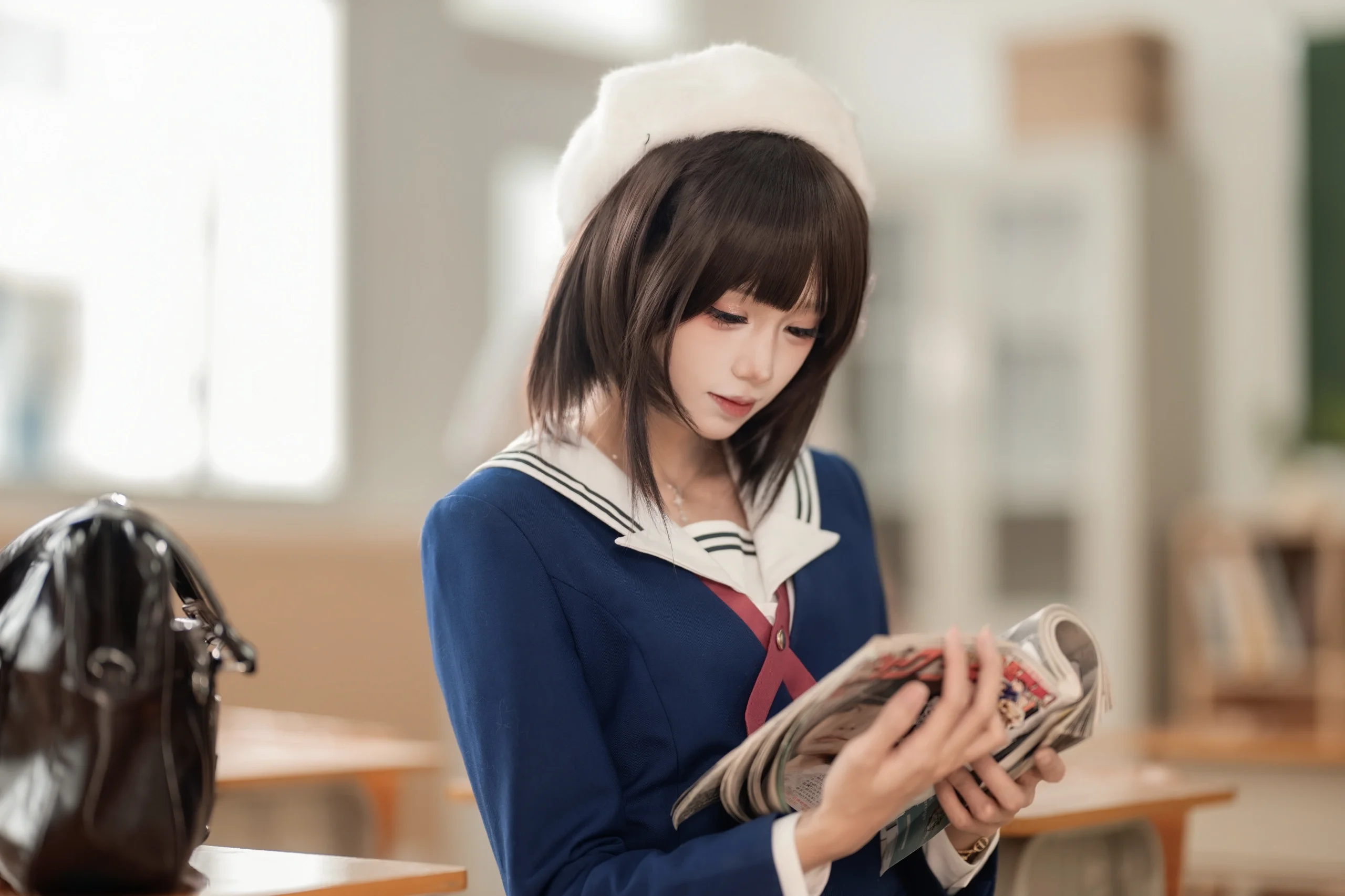 【加藤惠cos】路人女主的養成方法，還原那份平凡的校園日常 - 第 5 張