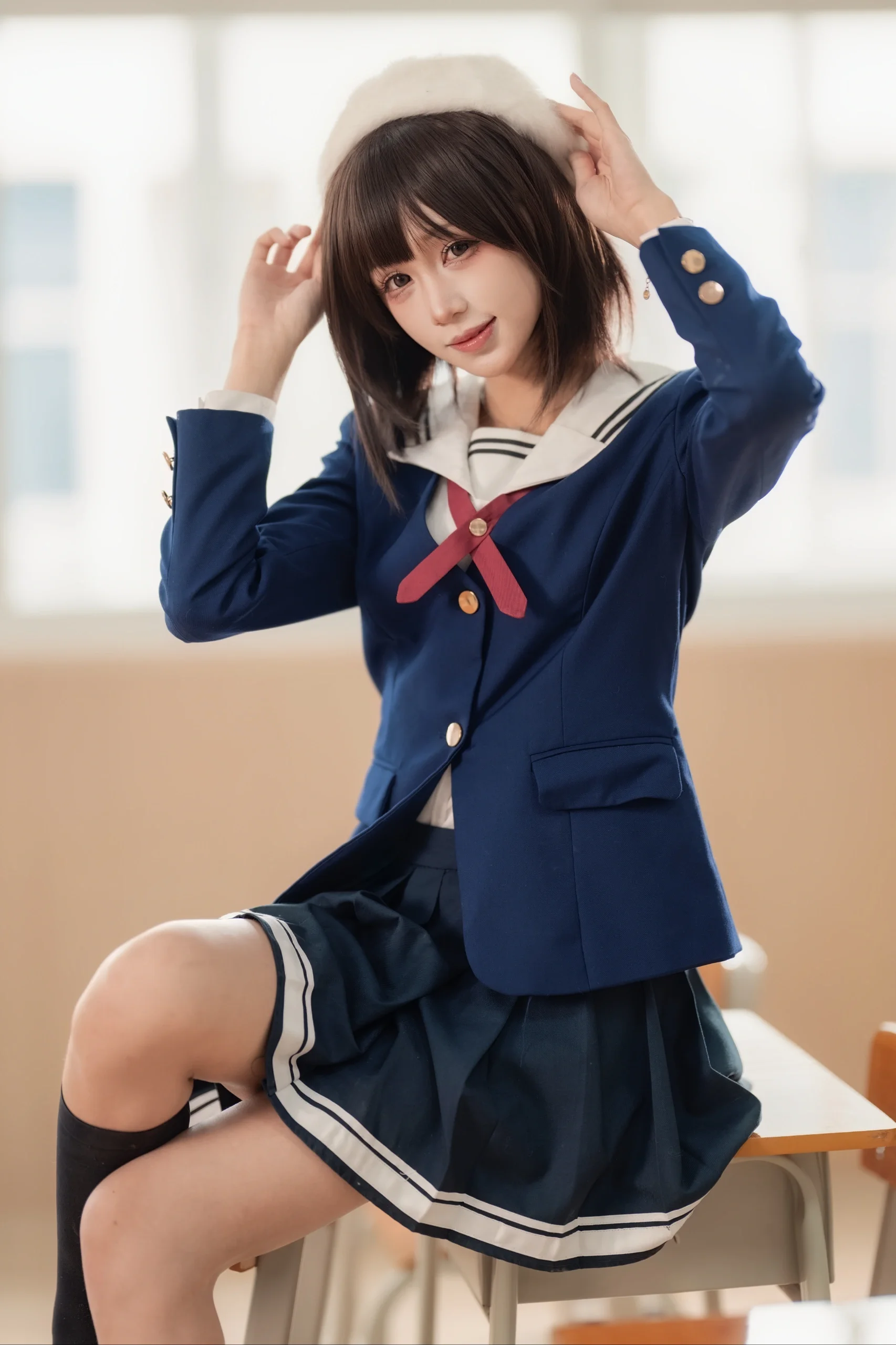 【加藤惠cos】路人女主的養成方法，還原那份平凡的校園日常 - 第 9 張