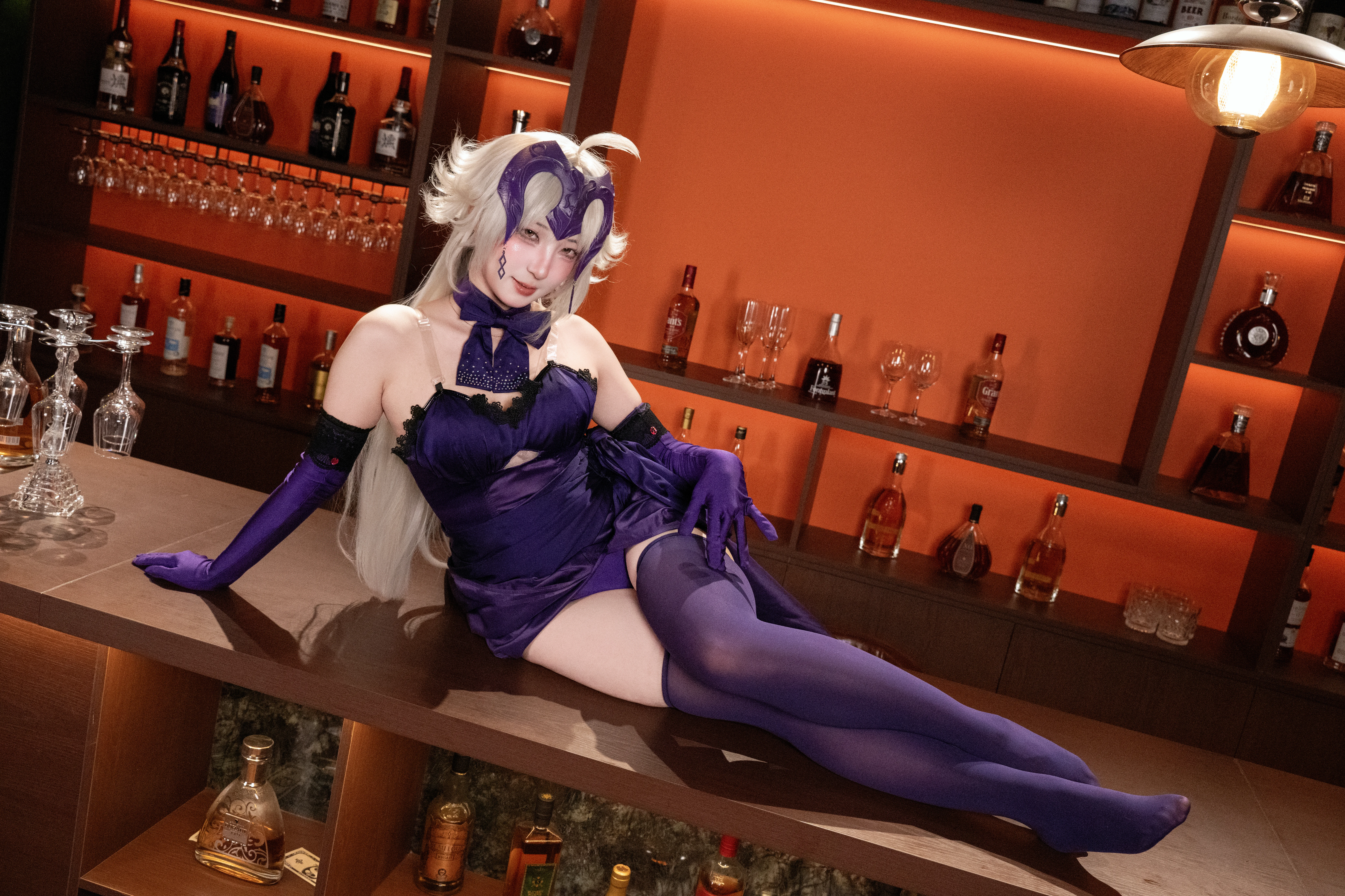 【黑贞德cos】Fate/Grand Order终章前的小酌时光，在酒吧感受醉贞的魅力