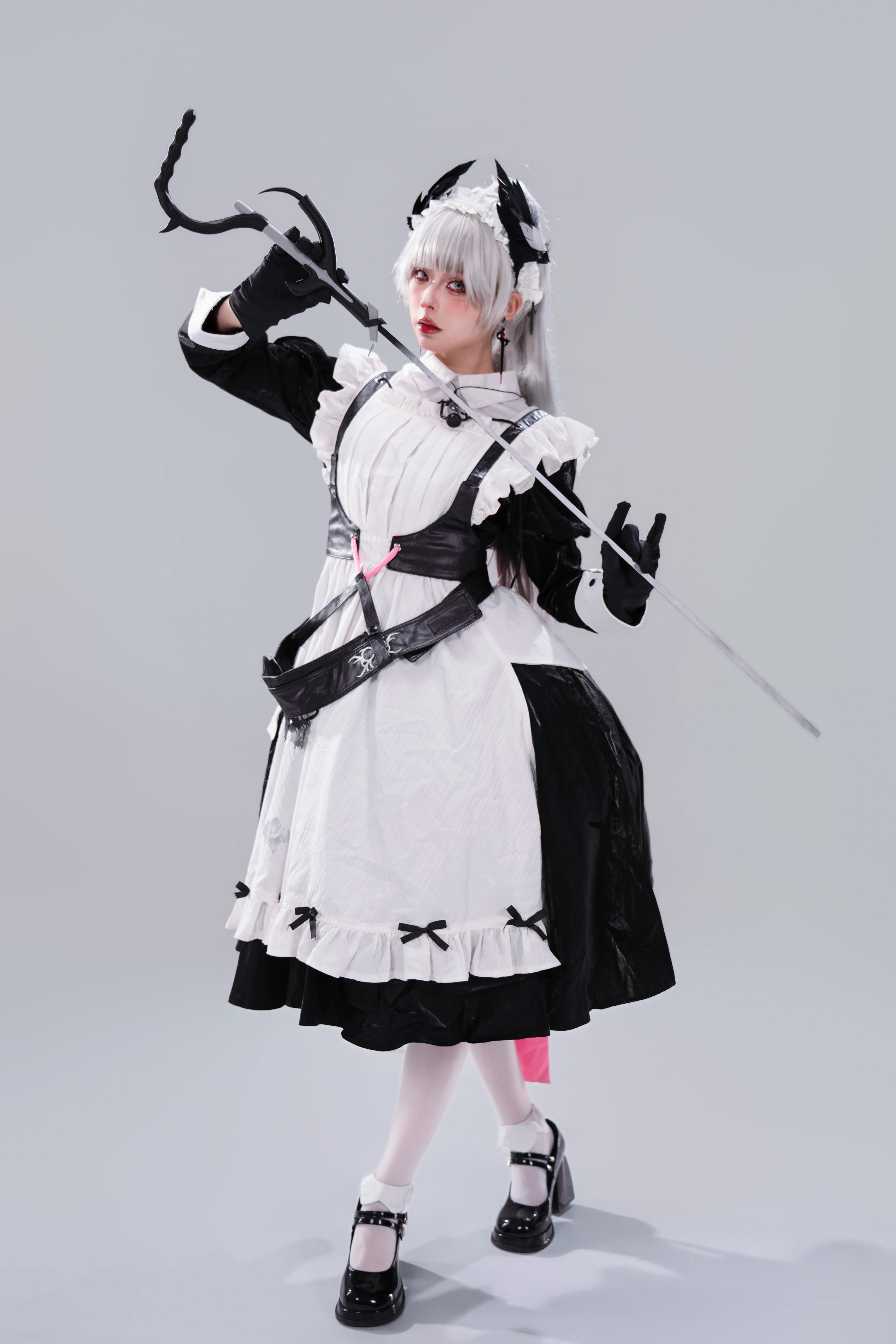 【艾丽妮cos】我的剑将劈开海潮，战术女仆版小鸟来啦 - 第 6 张