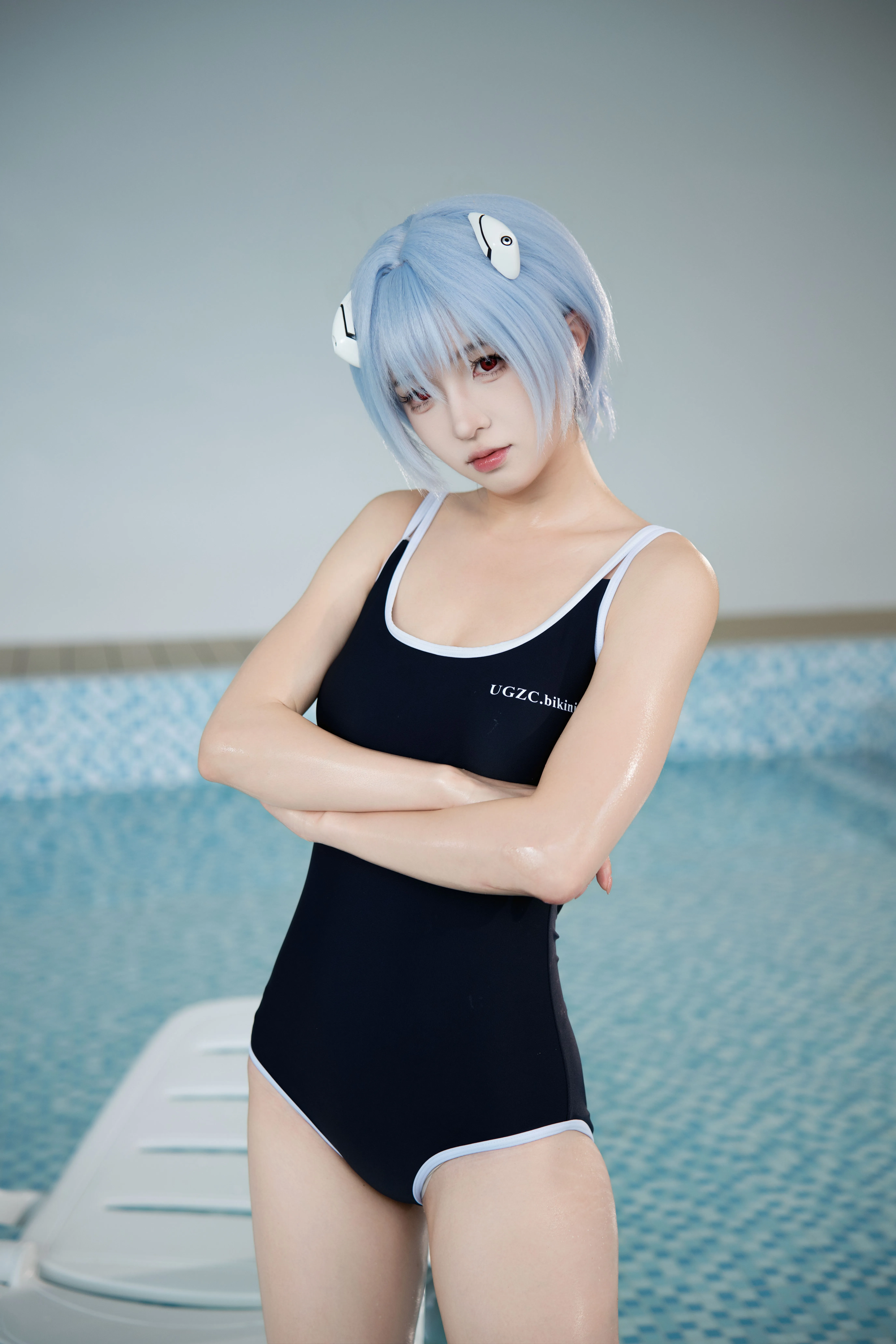 【綾波麗cos】夏日沙灘上的死庫水與純淨眼眸 - 第 10 張