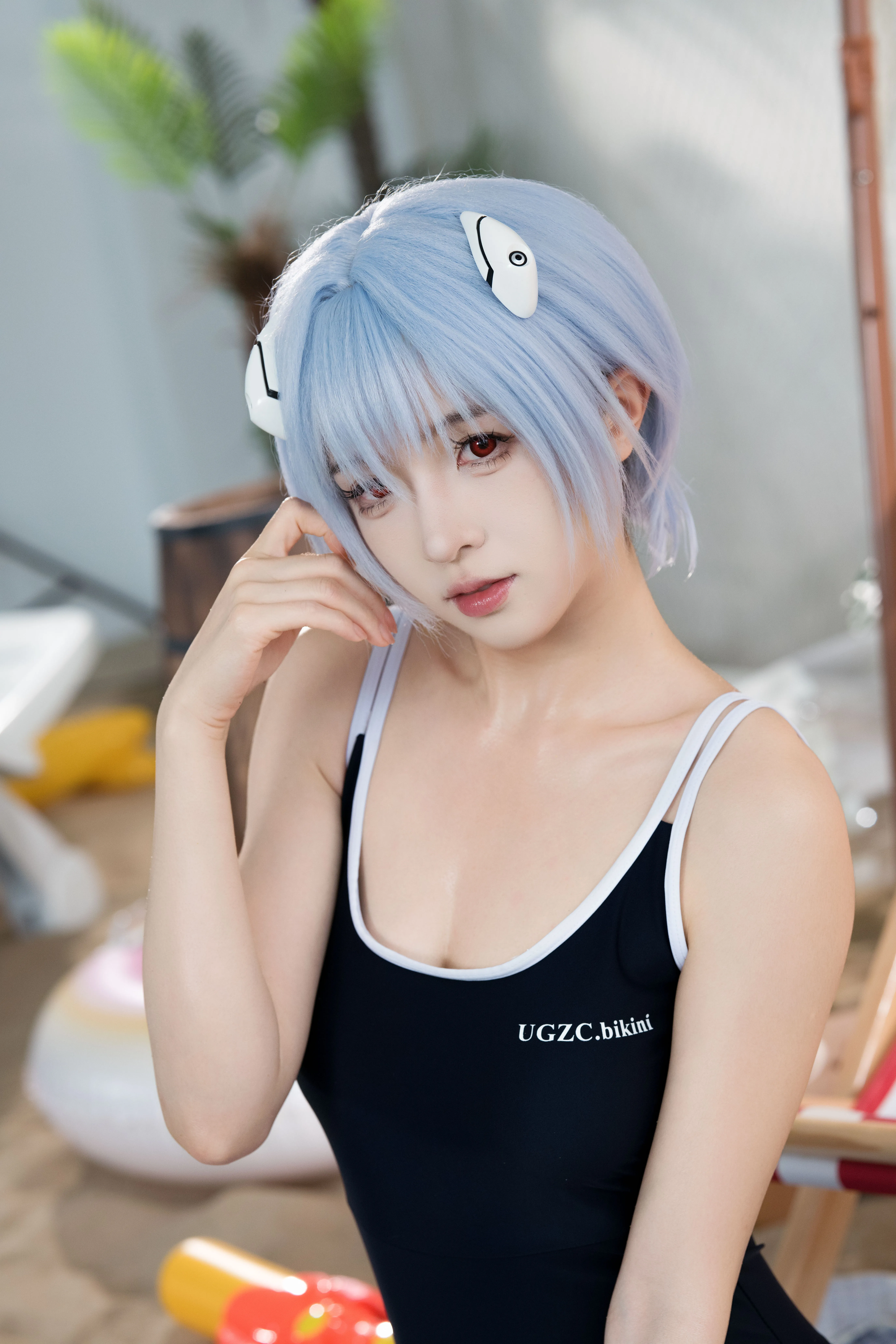 【綾波麗cos】夏日沙灘上的死庫水與純淨眼眸 - 第 7 張