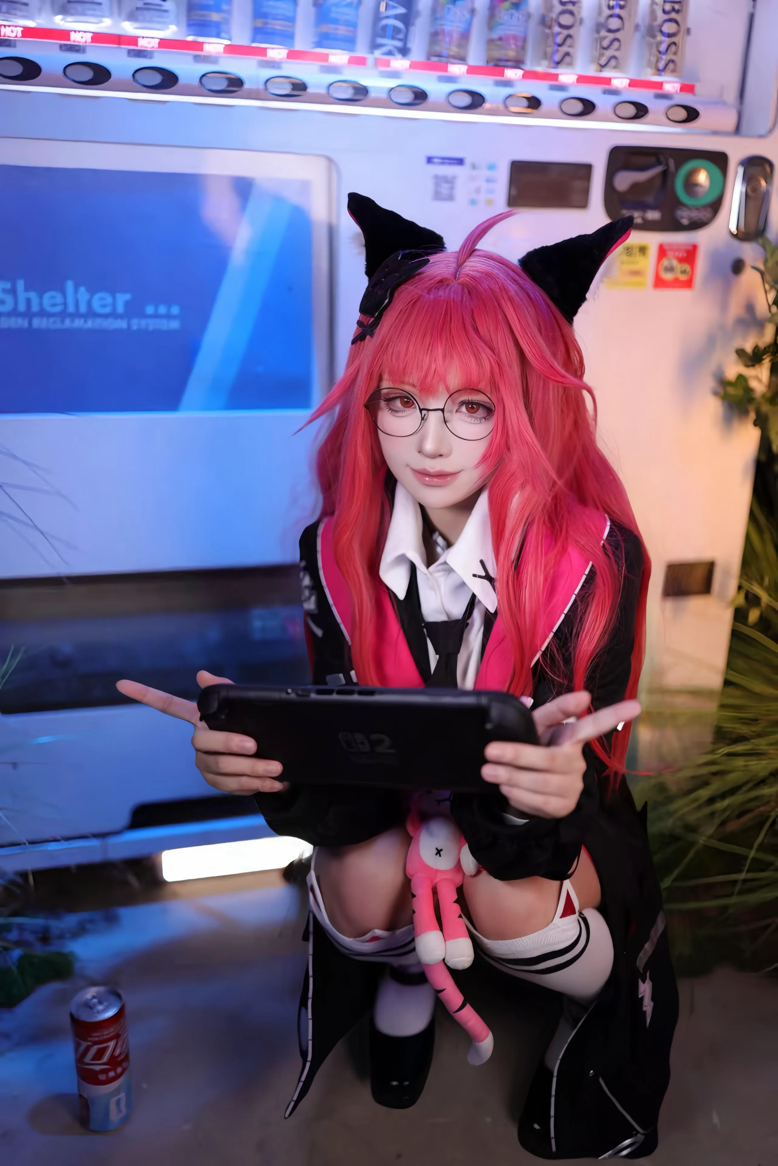 【娜娜莉cos】異環裡的夜晚，便利店門口的貓耳少女 - 第 1 張