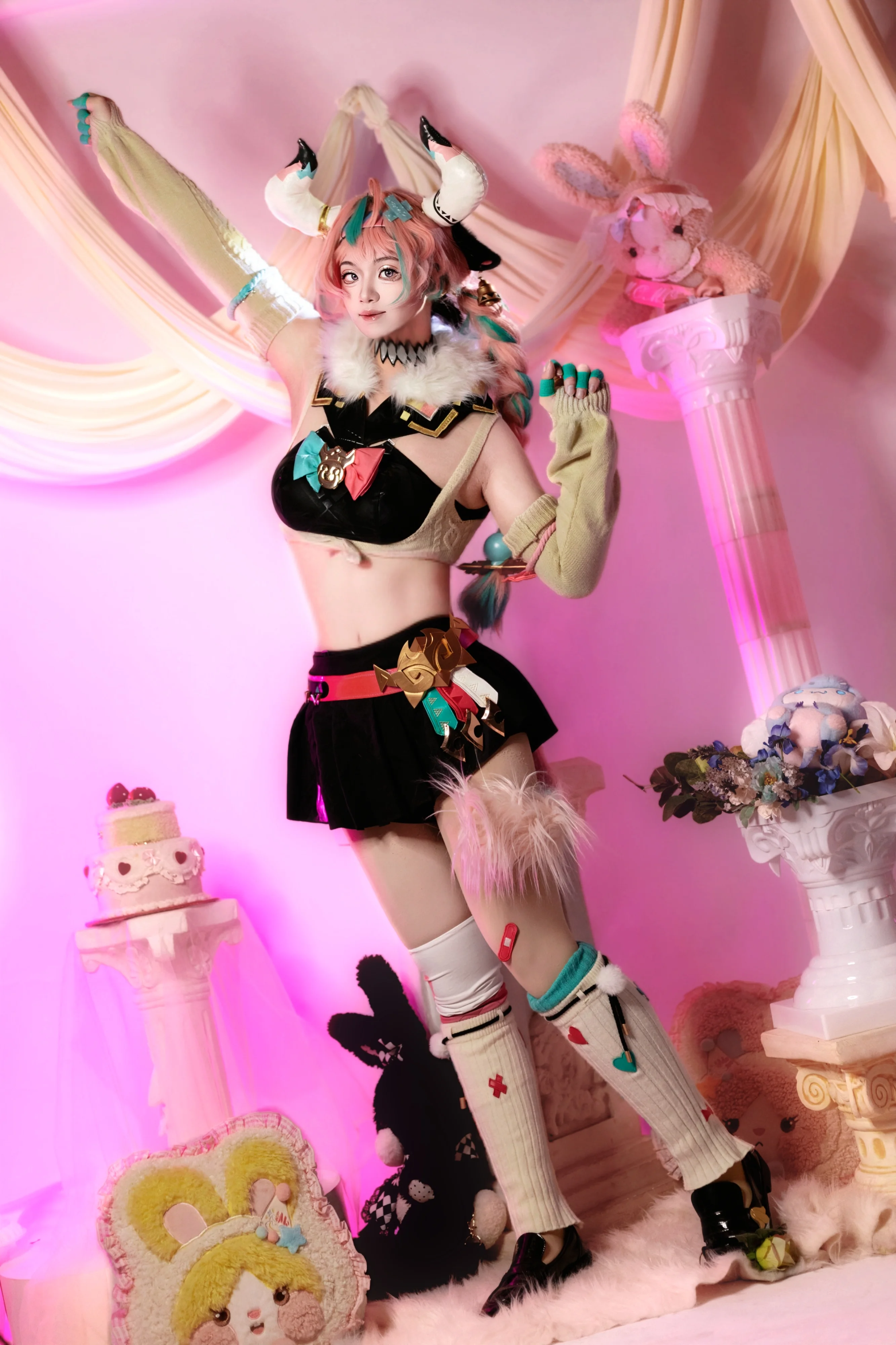 【瓦雷莎cos】原神角色可爱风，还原度与质感并行