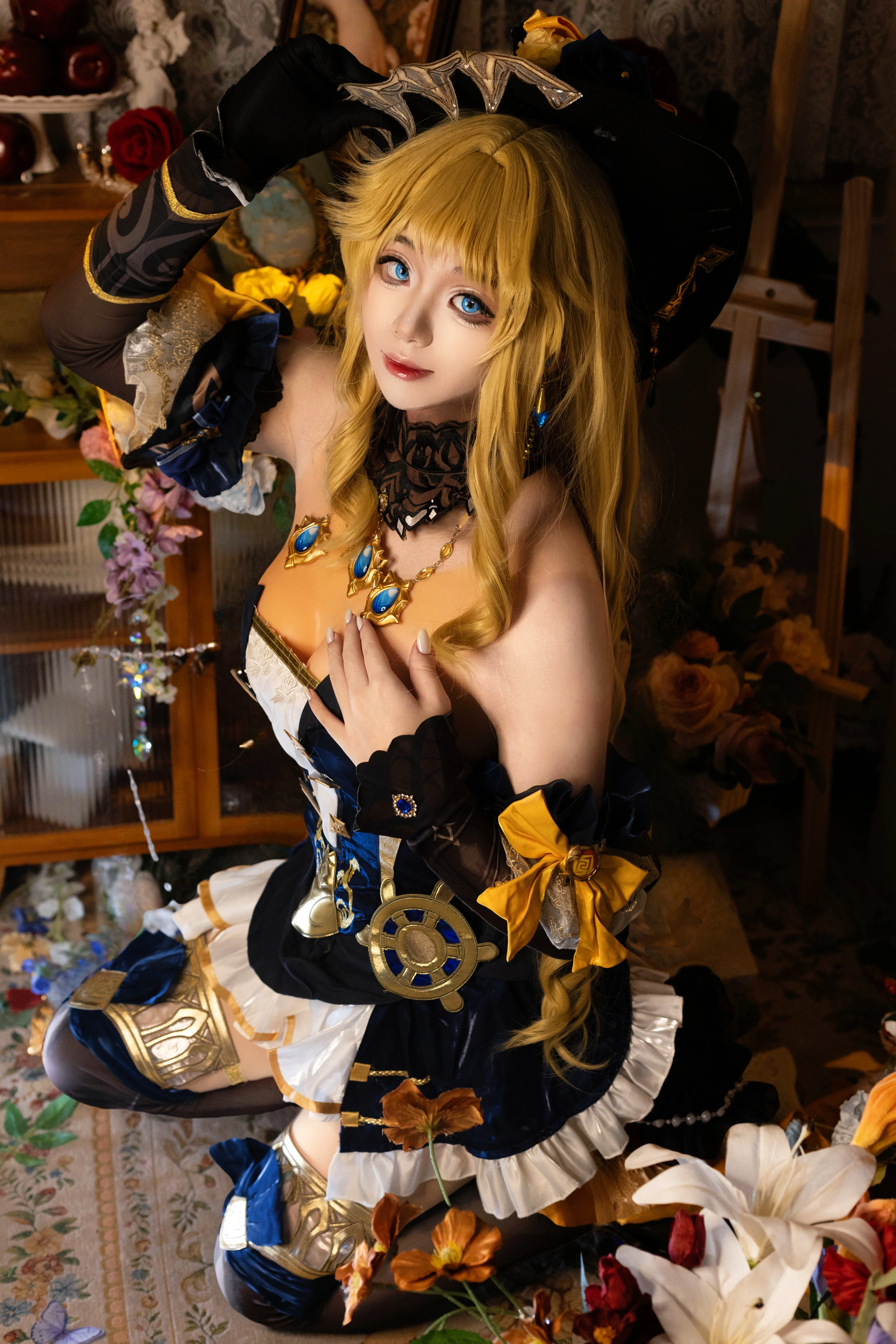【娜維婭cos】原神裡的優雅與華麗，這套服飾質感超棒