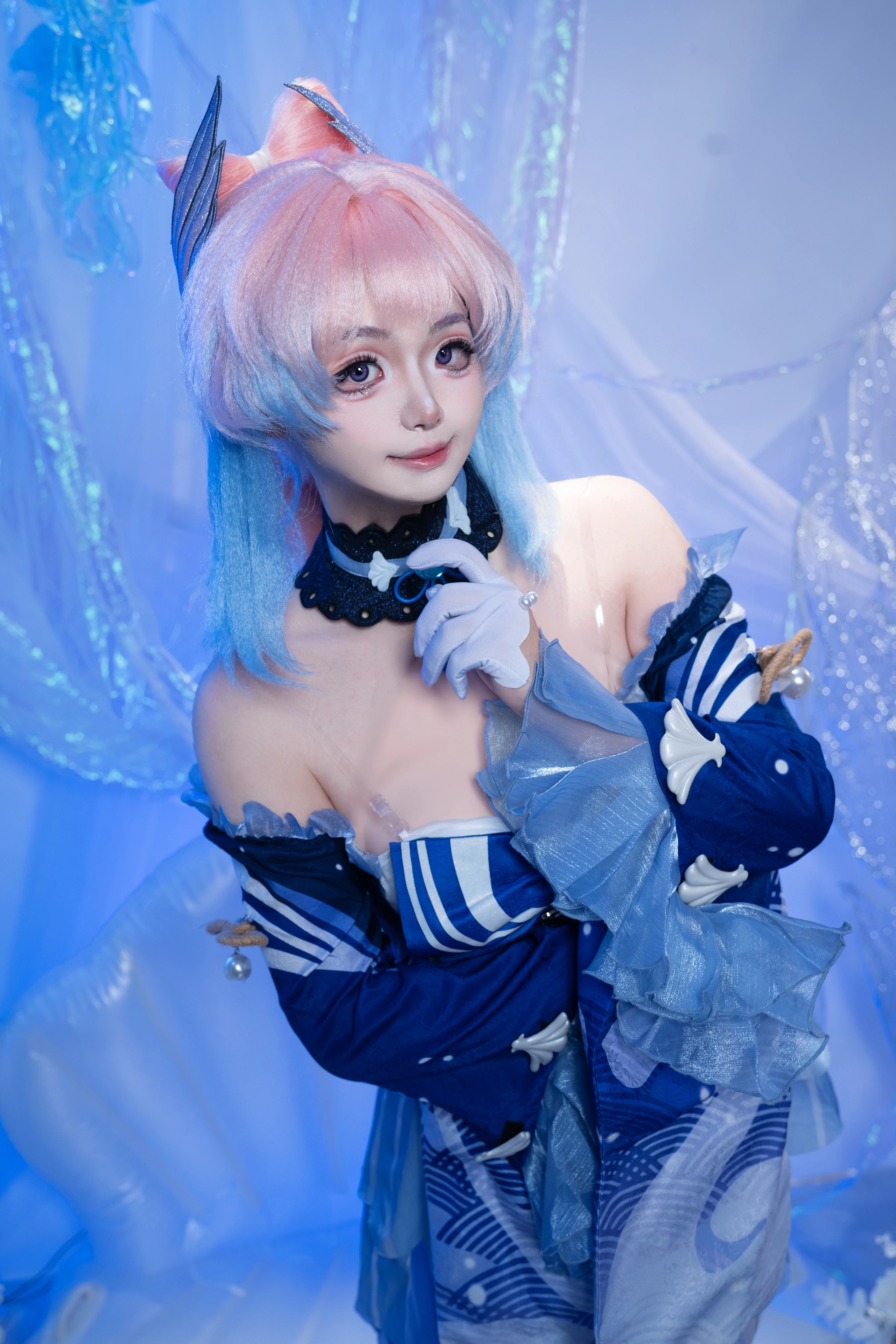 【珊瑚宮心海cos】海祇島的現人神巫女，水光中的片刻寧靜