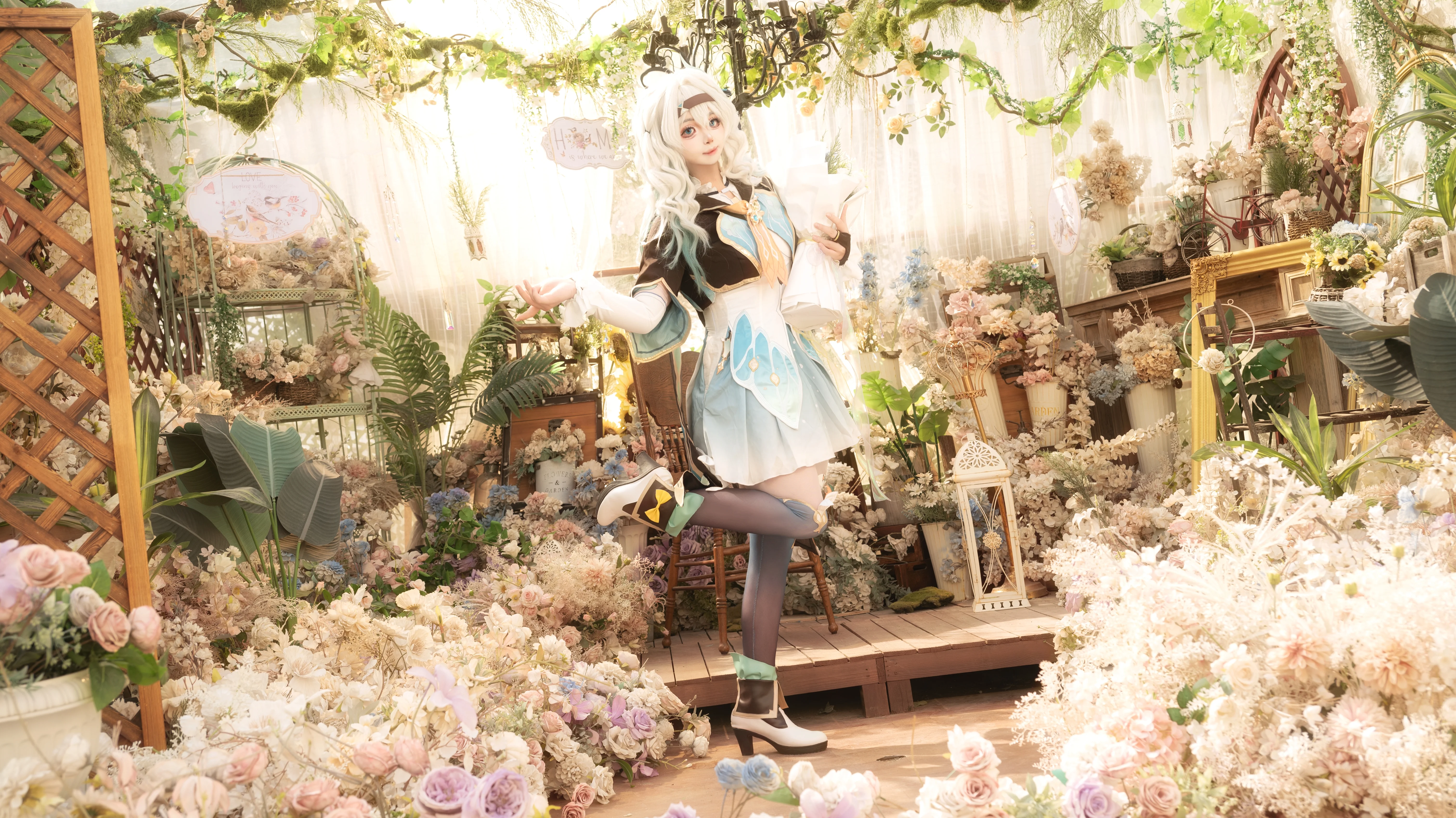 【流萤cos】崩坏星穹铁道，花丛中的荧火之光