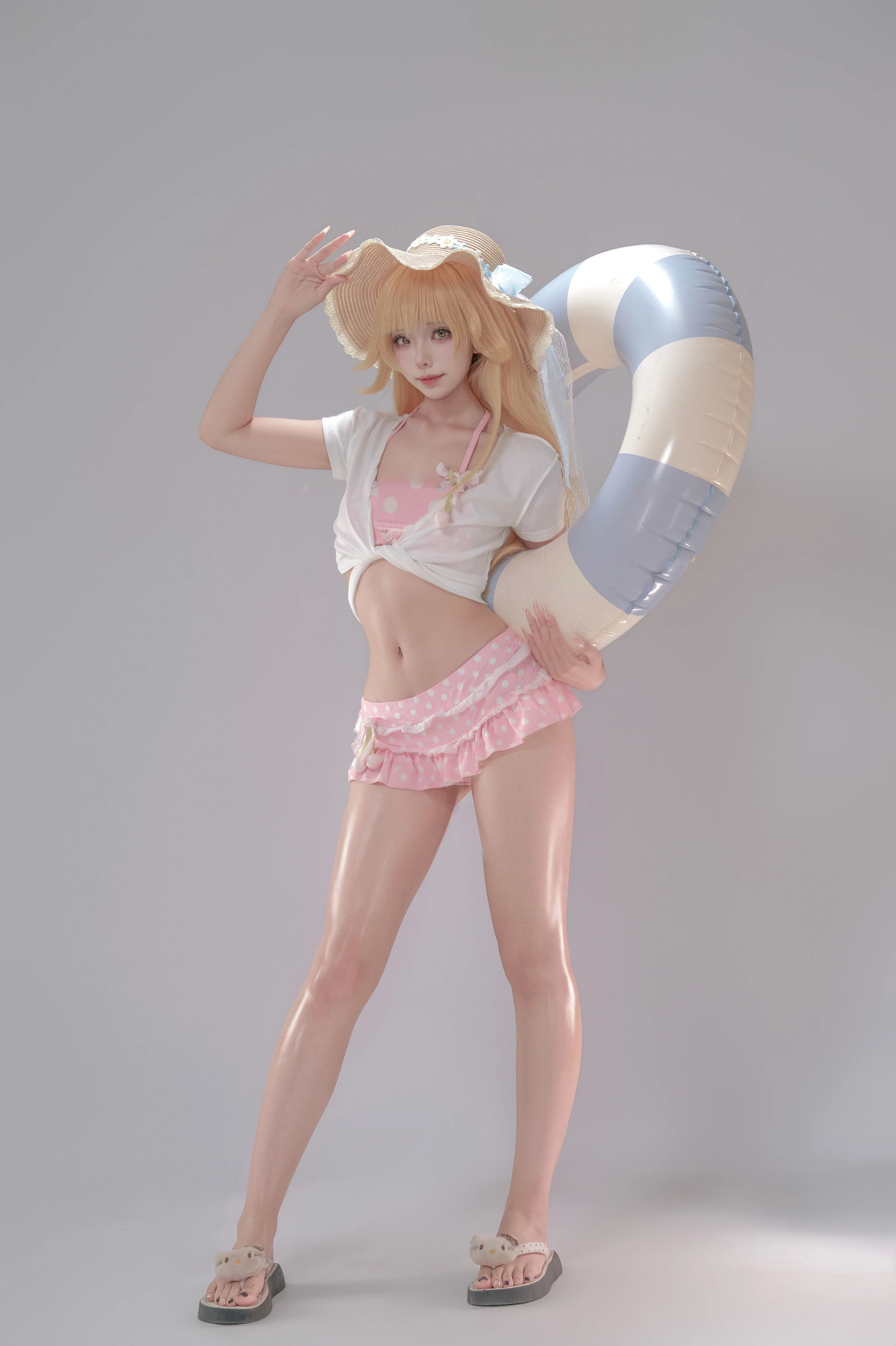 【忍野忍cos】化物语小忍的夏日漂流计划