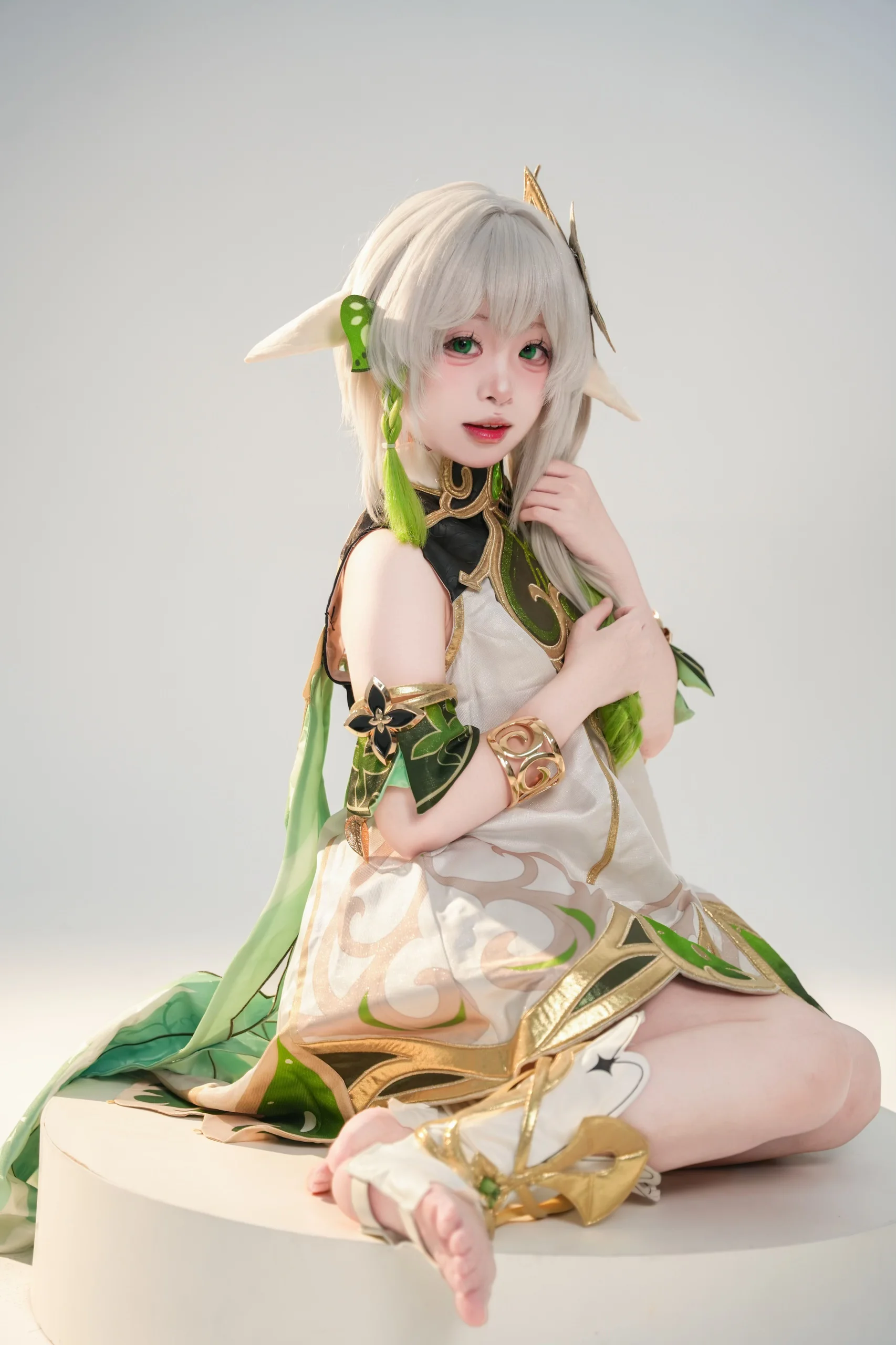 【纳西妲cos】原神小草神的精灵感穿搭 - 第 4 张