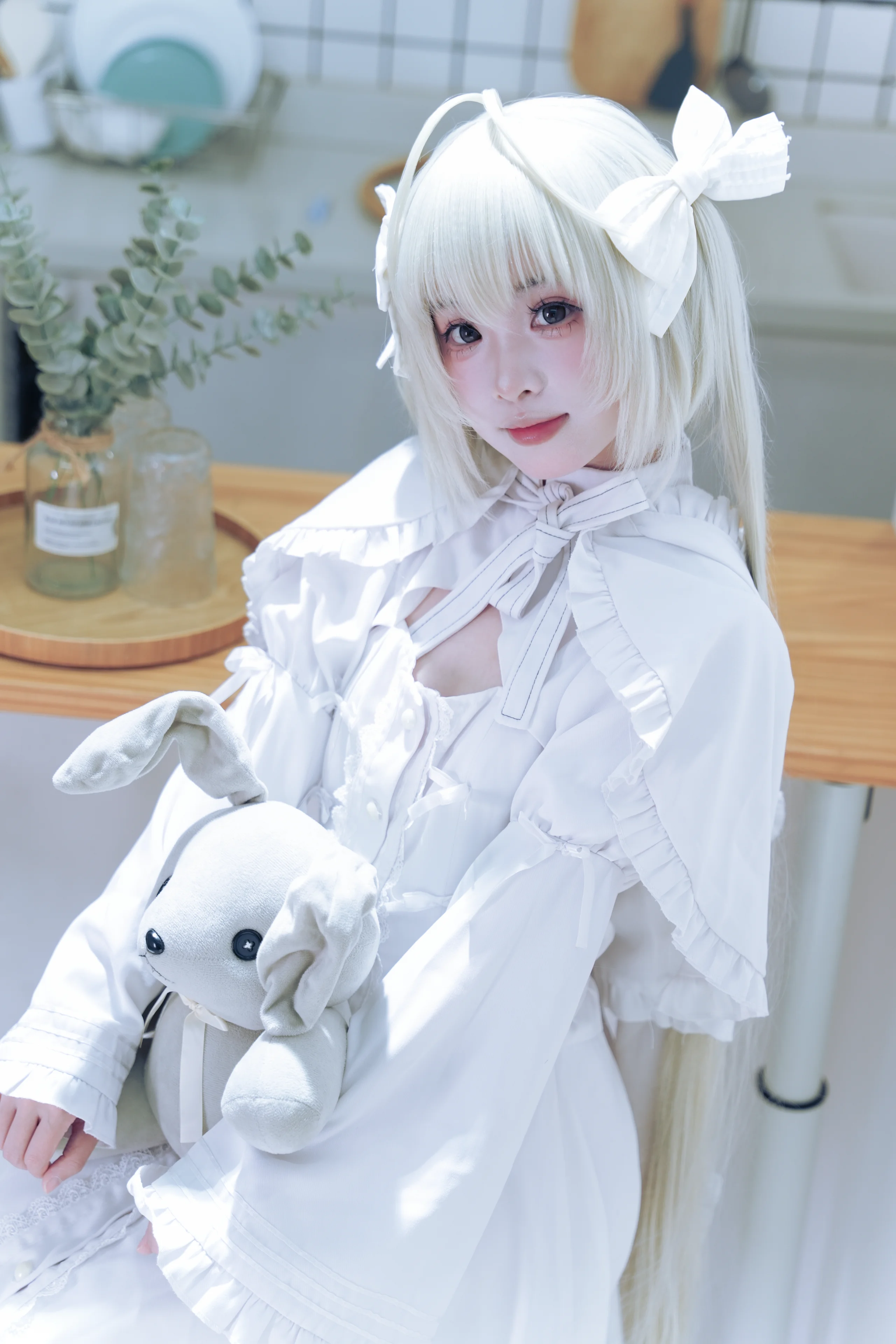 【穹cos】缘之空，纯白系少女的静谧时光