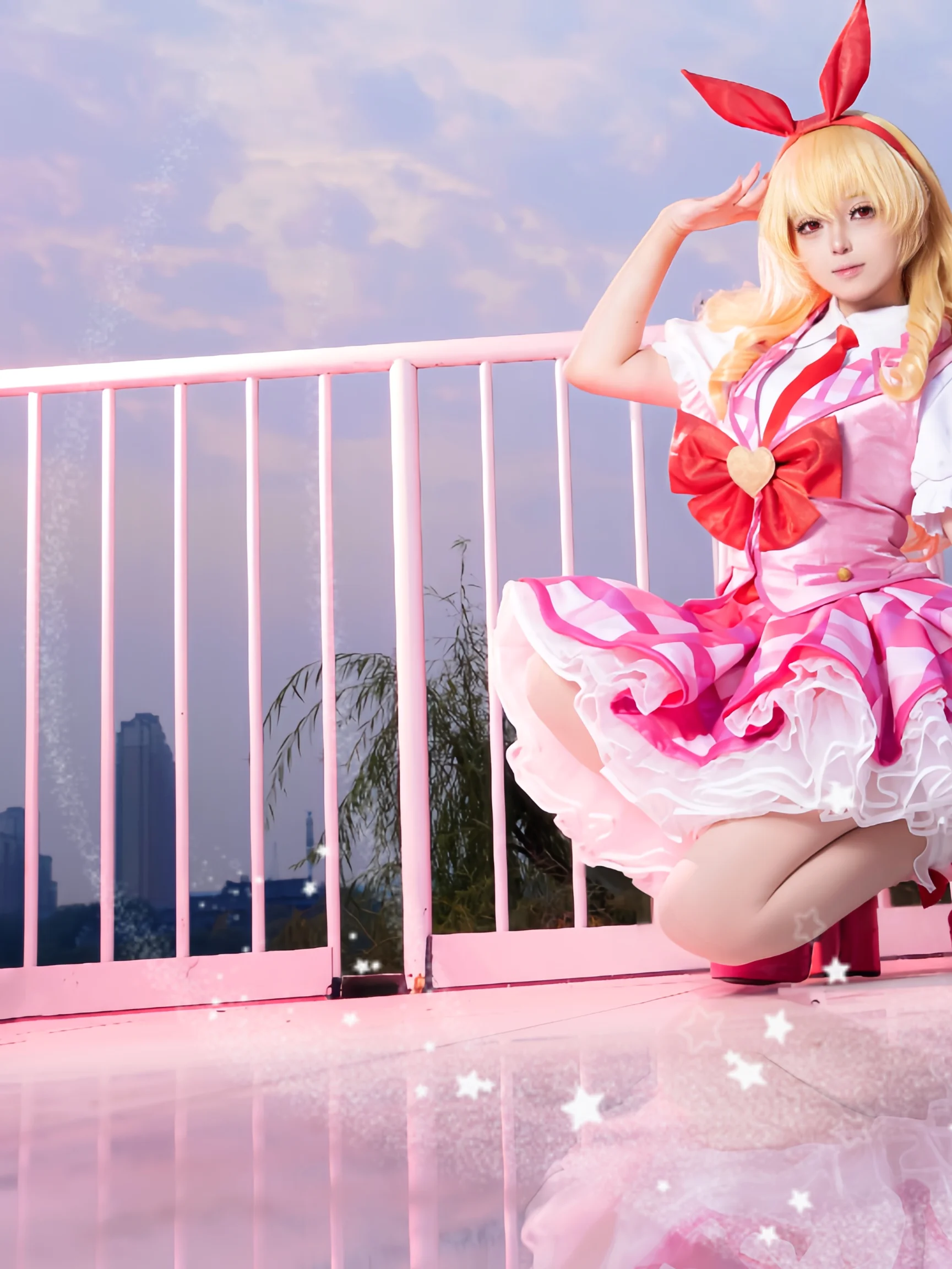 【星宮いちごのコスプレ】アイカツ！の輝き、この夕焼け空に定めて