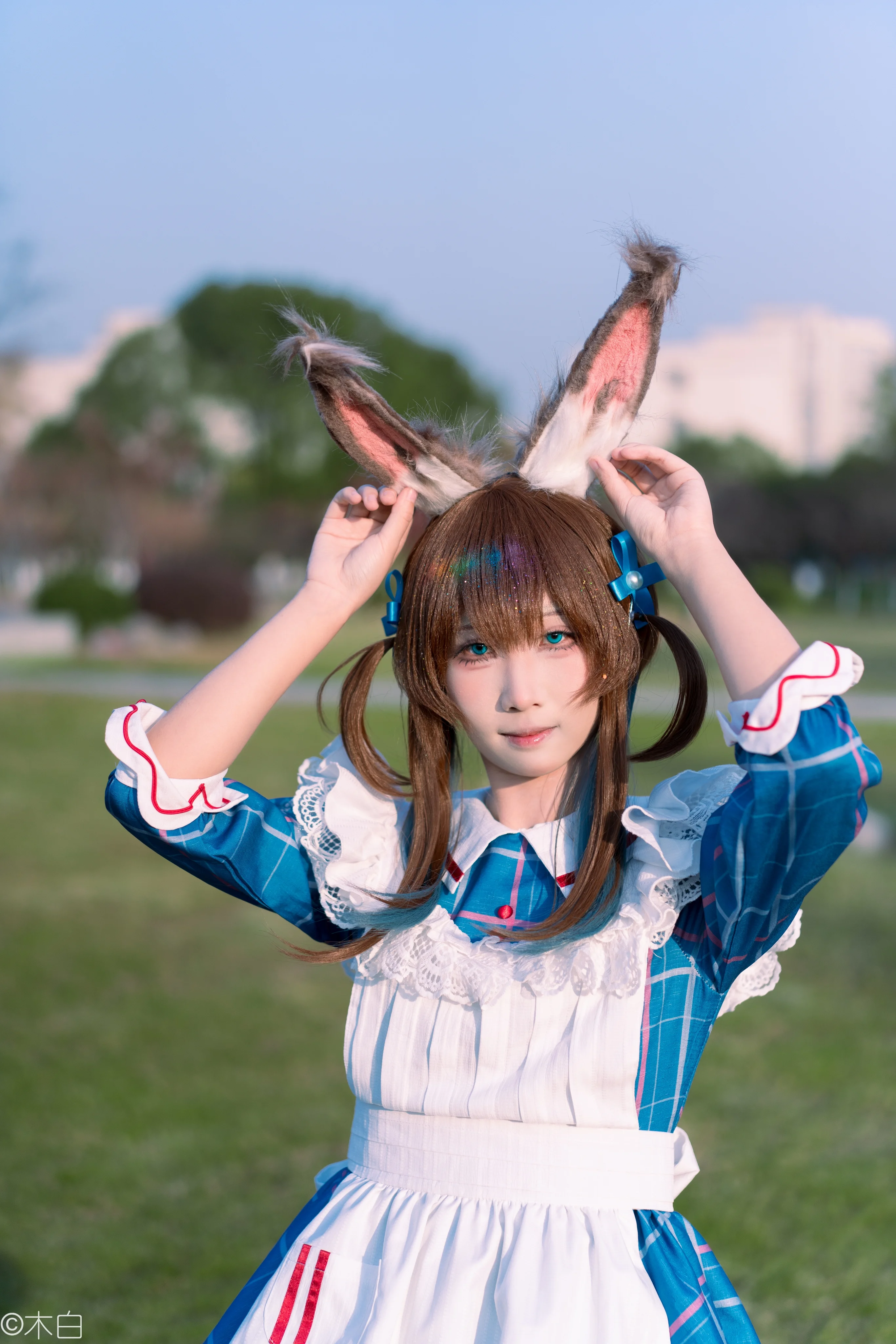 【阿米娅cos】银杏季里的生日纪念，明日方舟角色正片 - 第 6 张