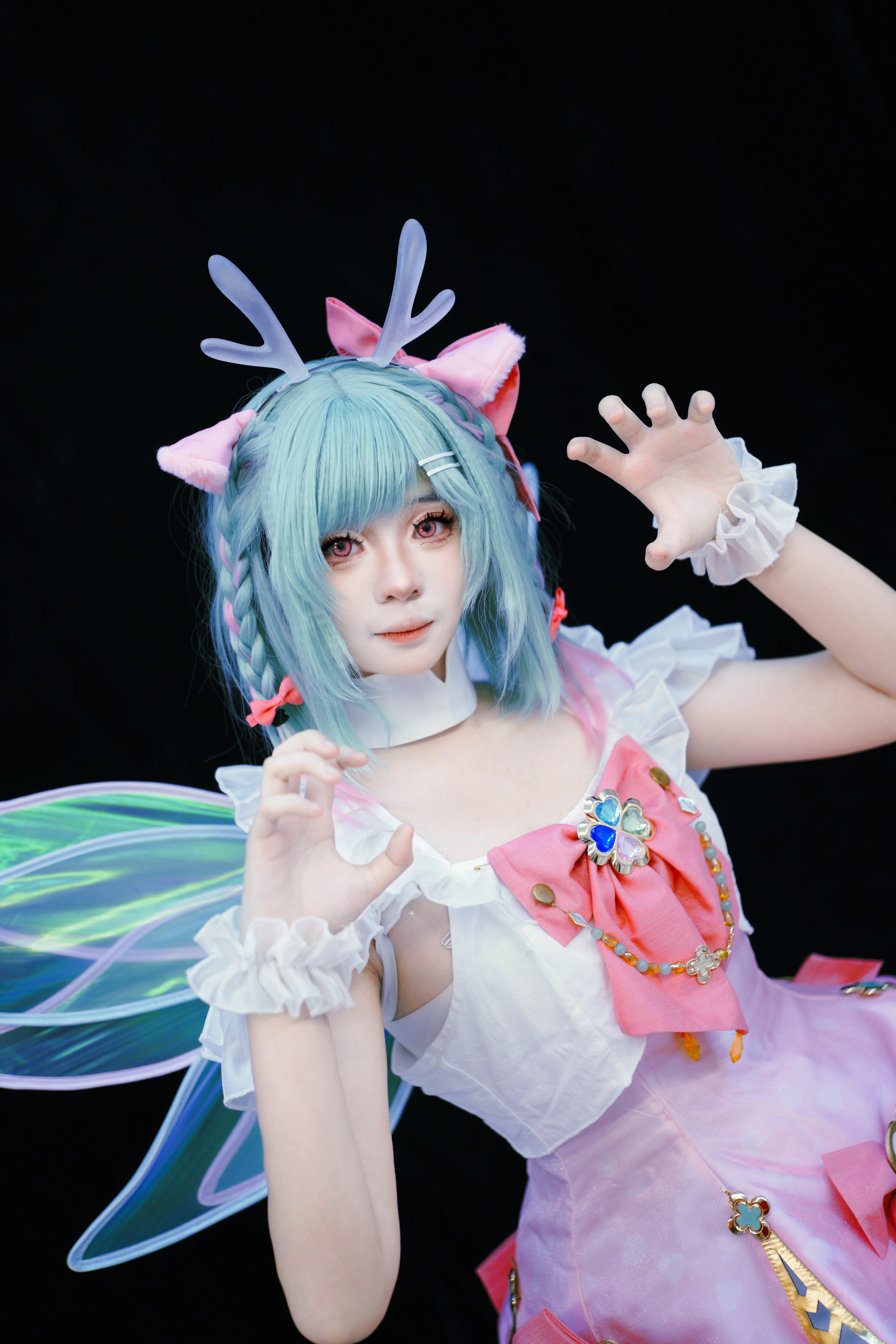 【瑤cos】光影與小鹿的完美邂逅，棚拍還原仙氣造型 - 第 1 張