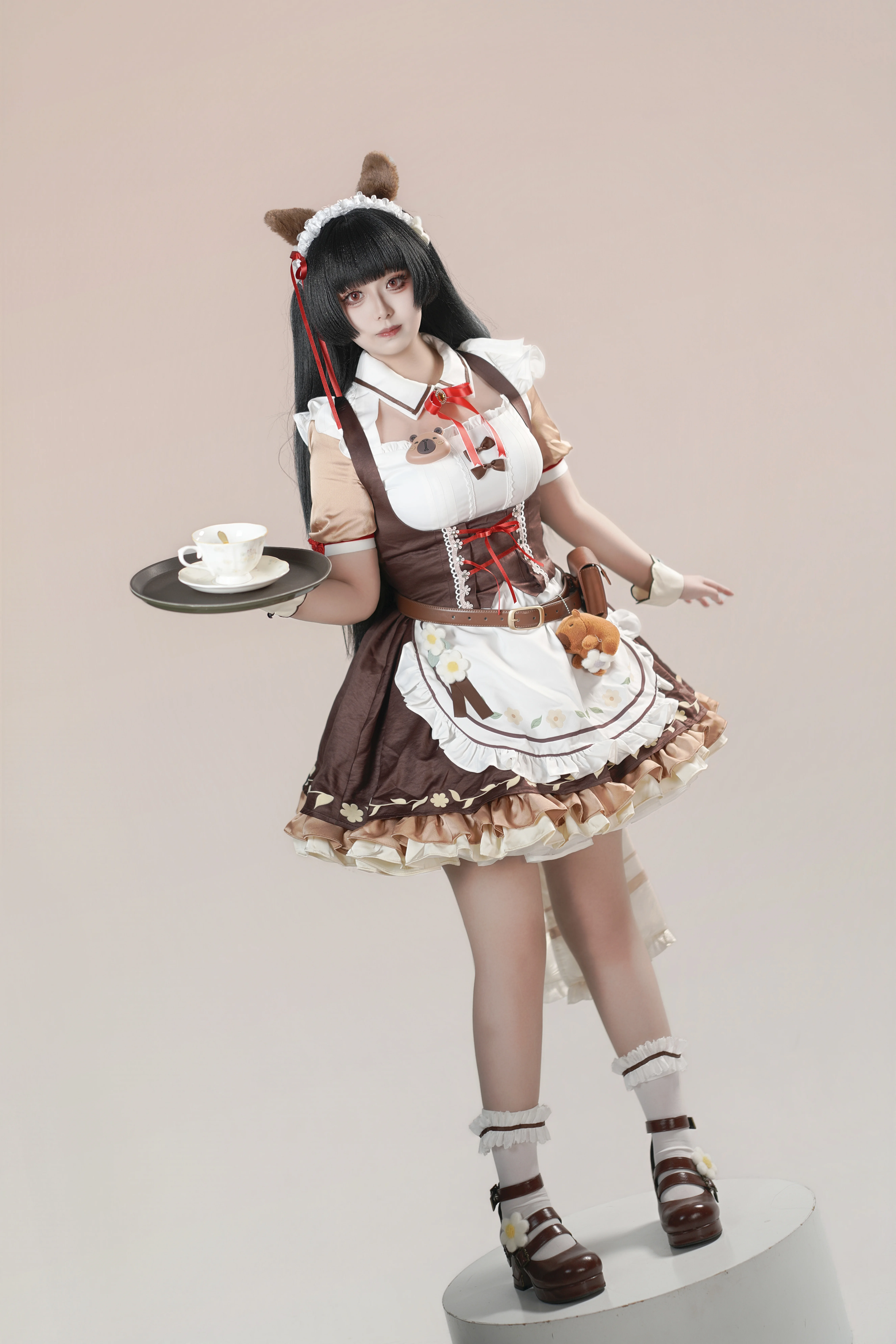 【千咲 コスプレ】鳴潮のコーヒーカップと空飞ぶ小豆泥