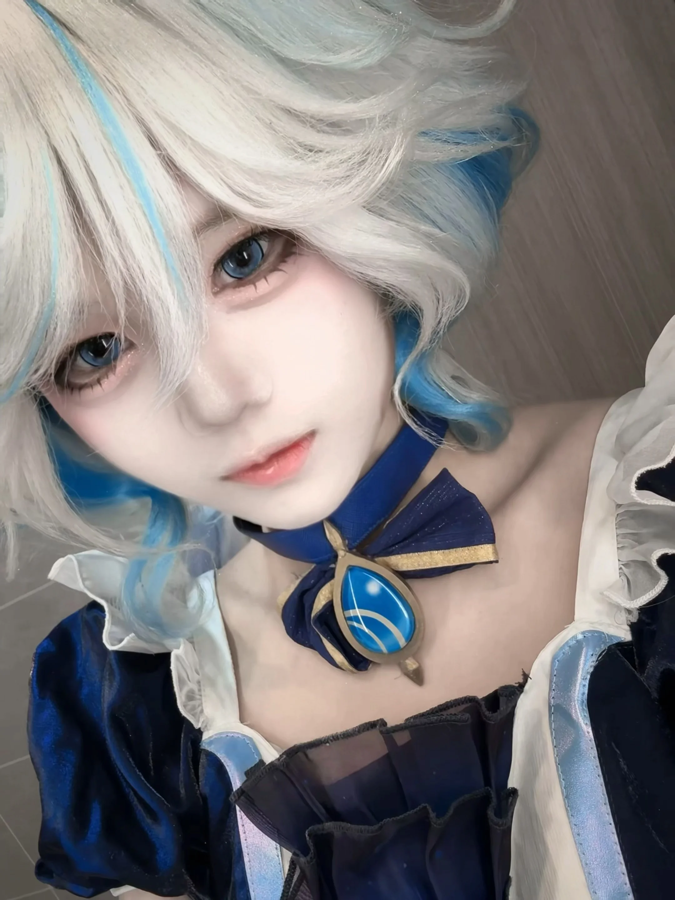 【芙宁娜cos】原神水神的日常演绎与平台审核 - 第 1 张