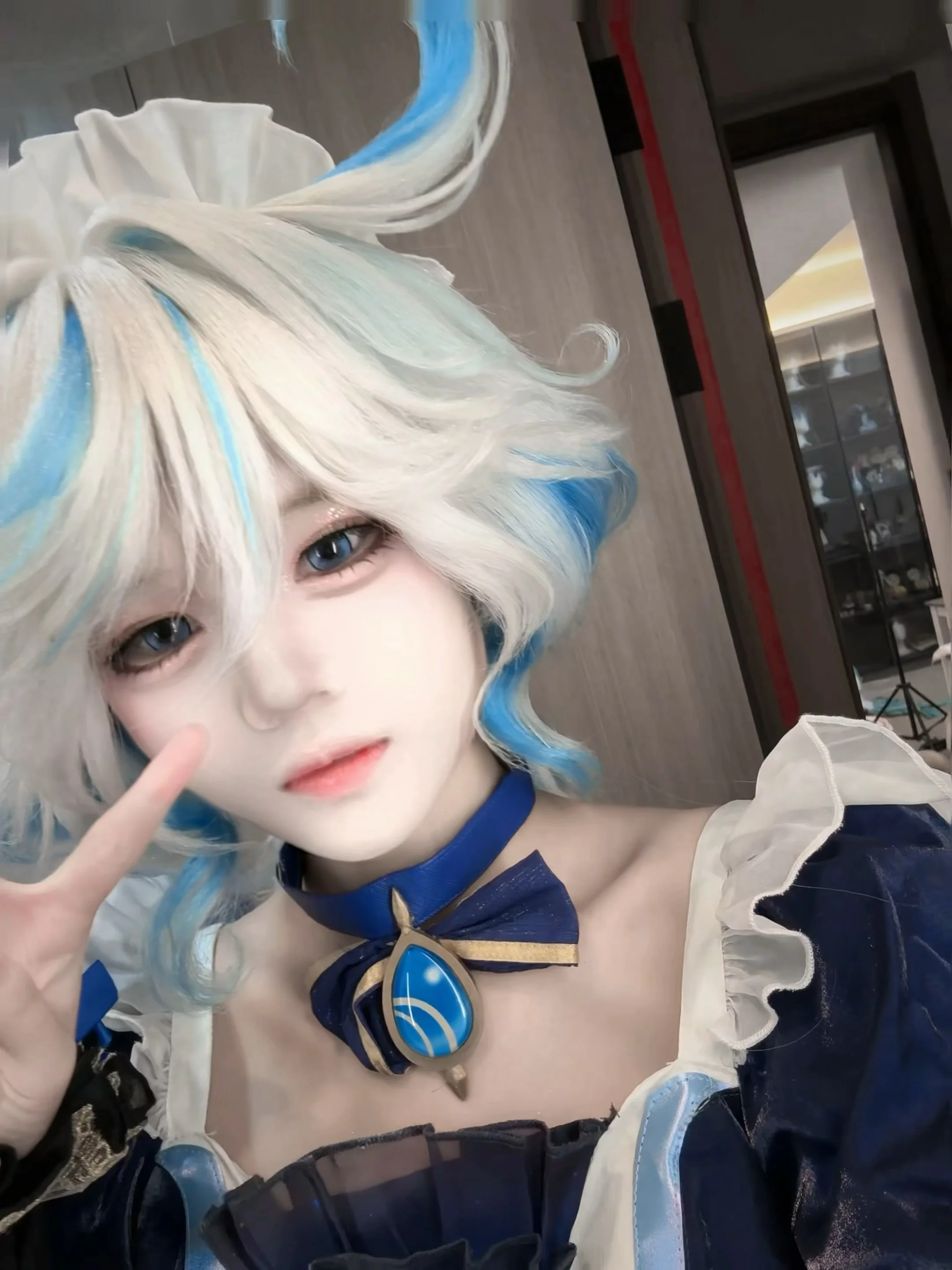 【芙宁娜cos】原神水神的日常演绎与平台审核
