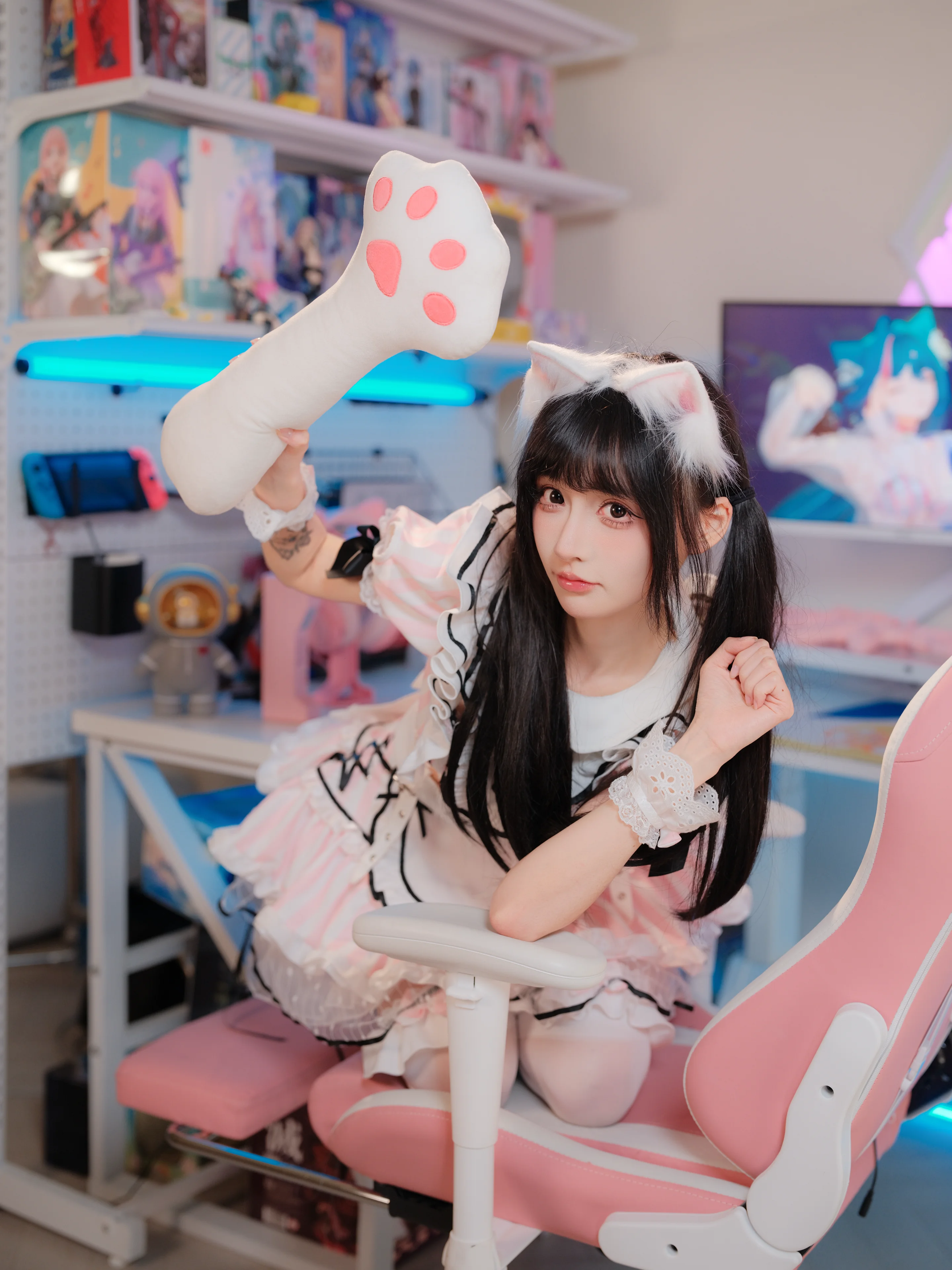 电竞椅上的猫系女仆装日常 - 第 7 张