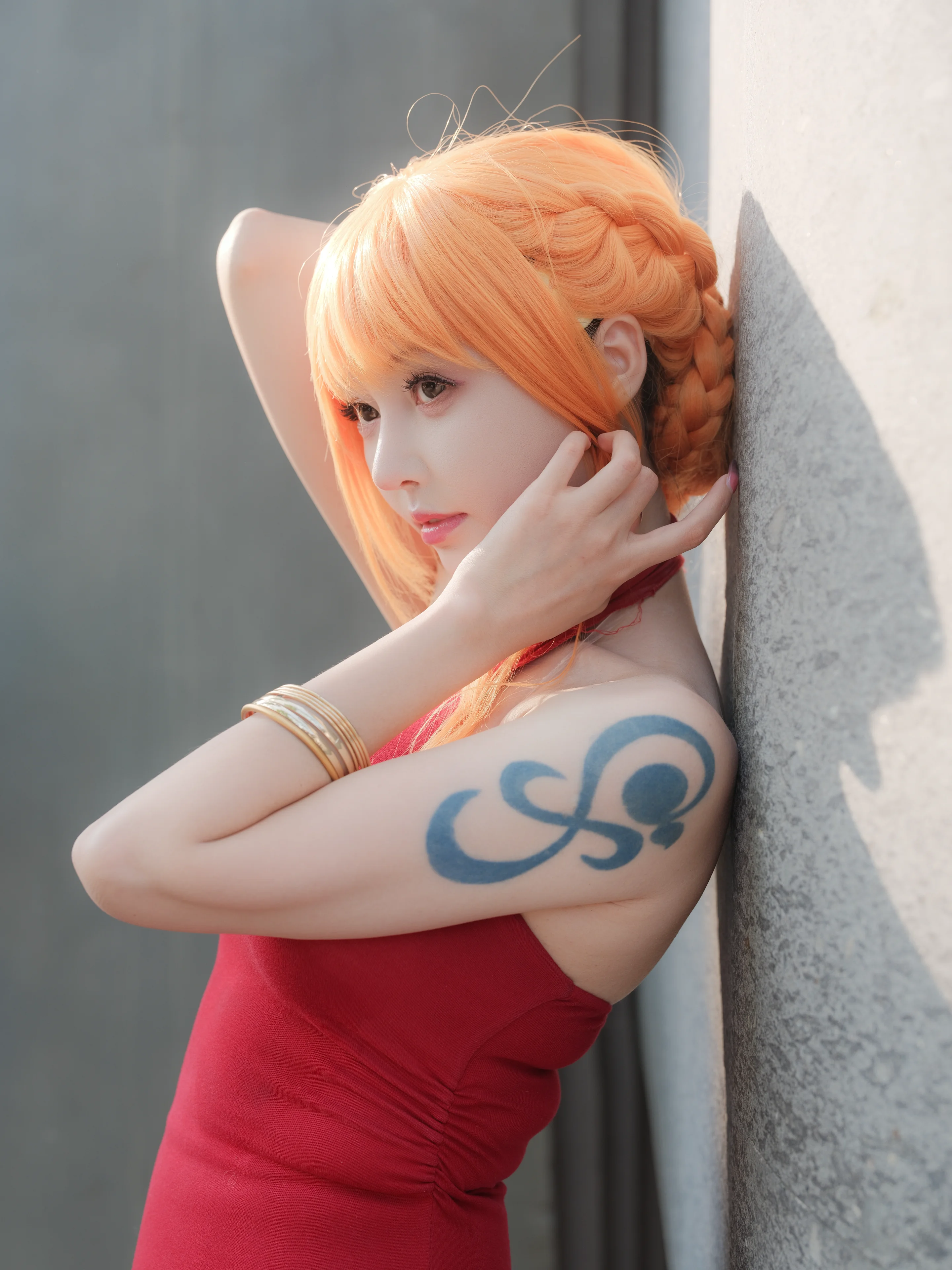 【娜美cos】海贼王蛋糕岛的红裙漫步 - 第 2 张