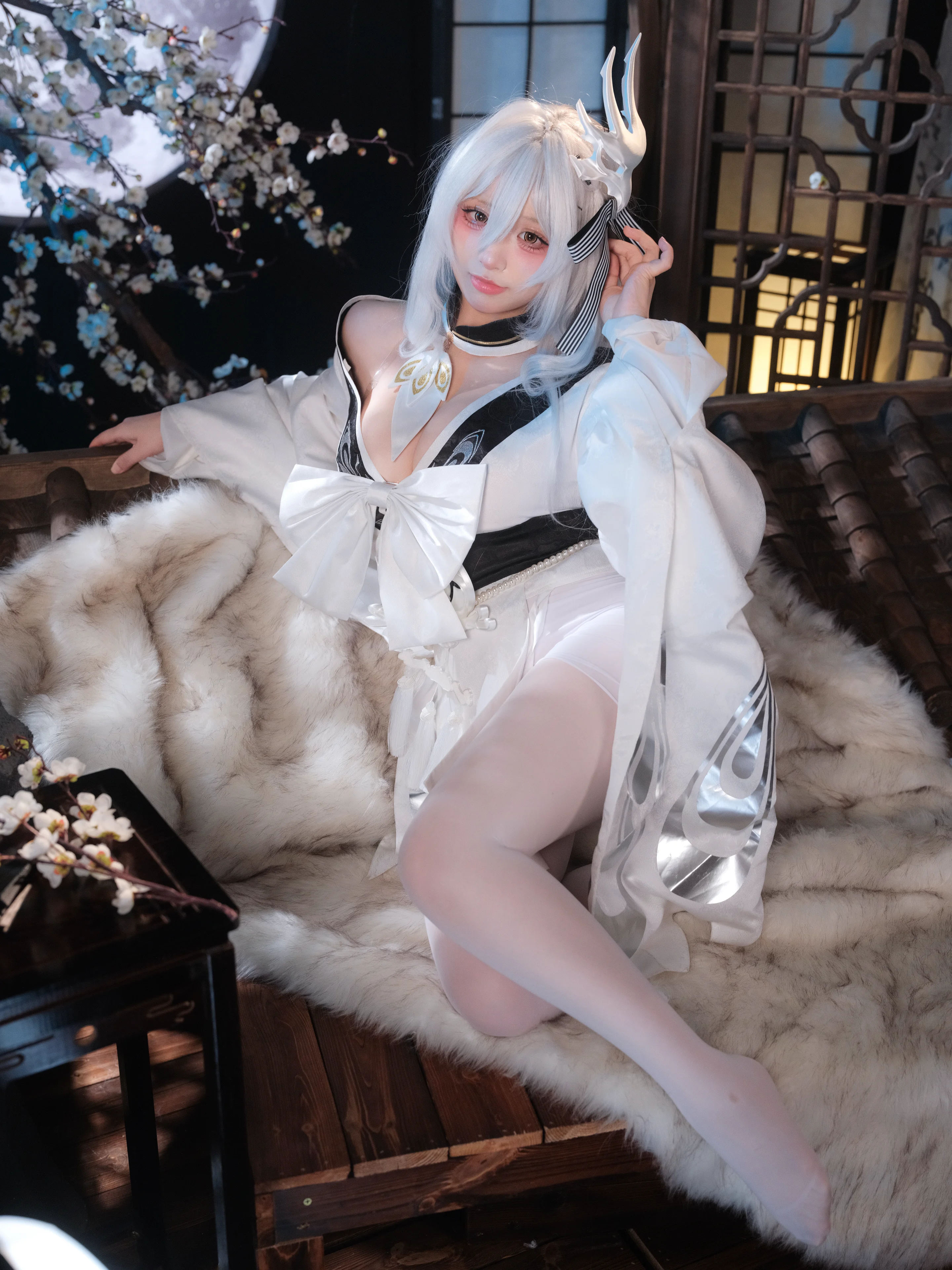 【白鳳cos】碧藍航線中的月下仙子，慵懶又清冷 - 第 2 張