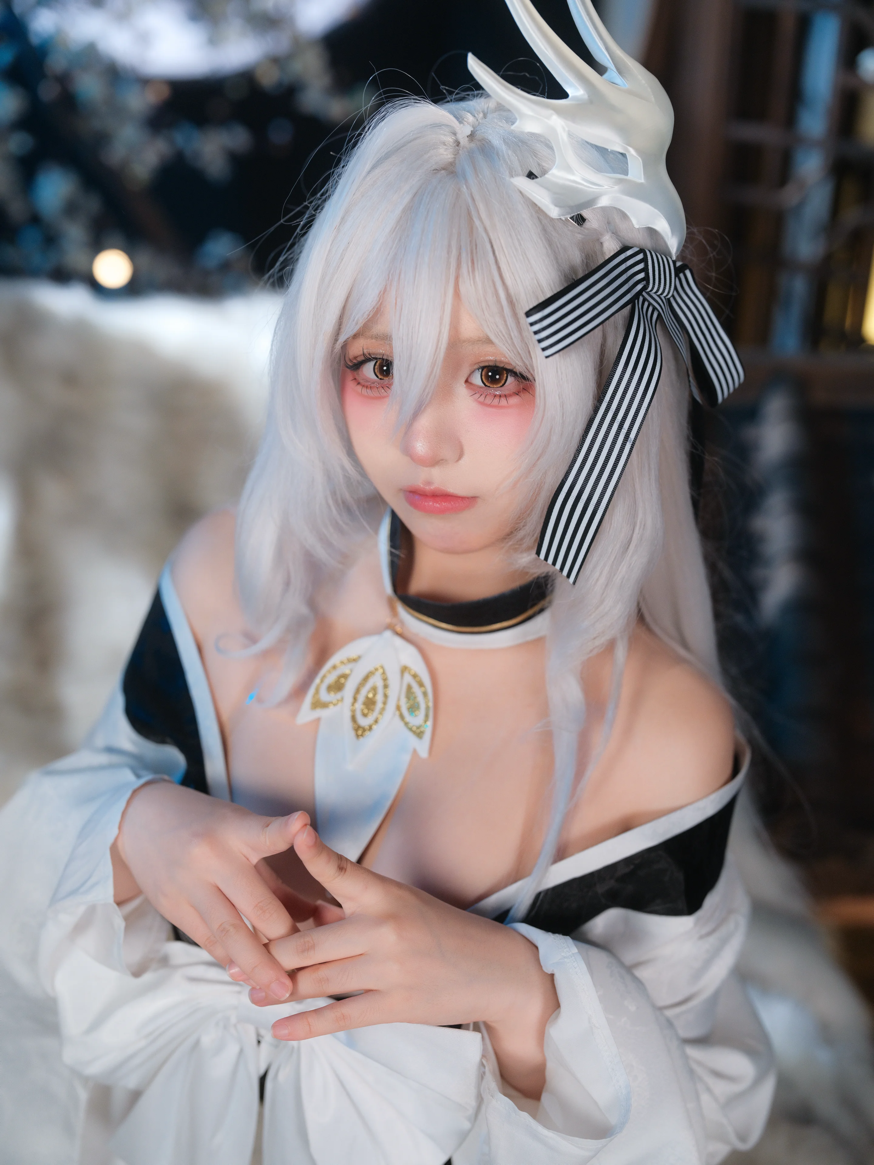【白鳳cos】碧藍航線中的月下仙子，慵懶又清冷 - 第 4 張