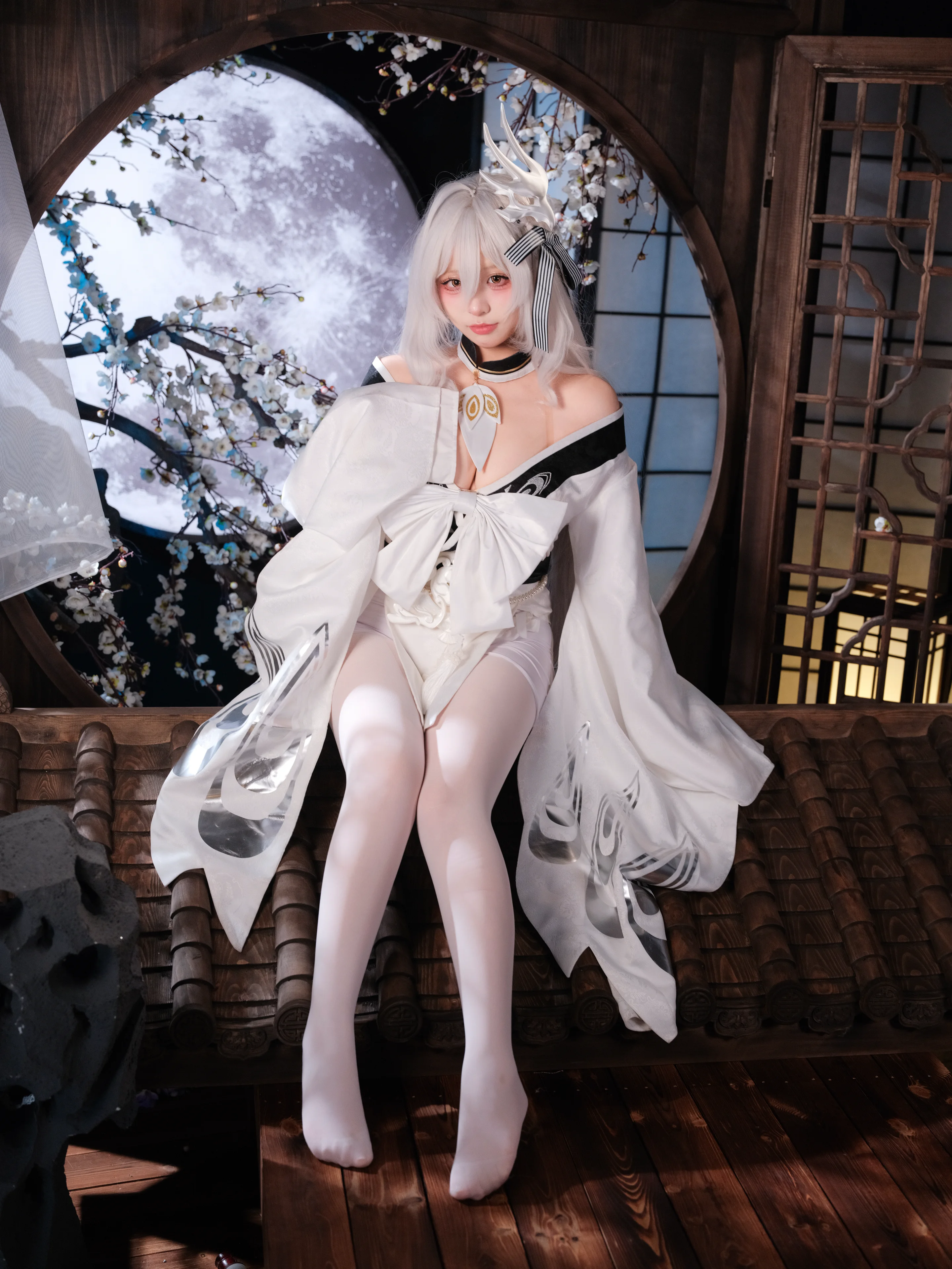 【白鳳cos】碧藍航線中的月下仙子，慵懶又清冷 - 第 5 張