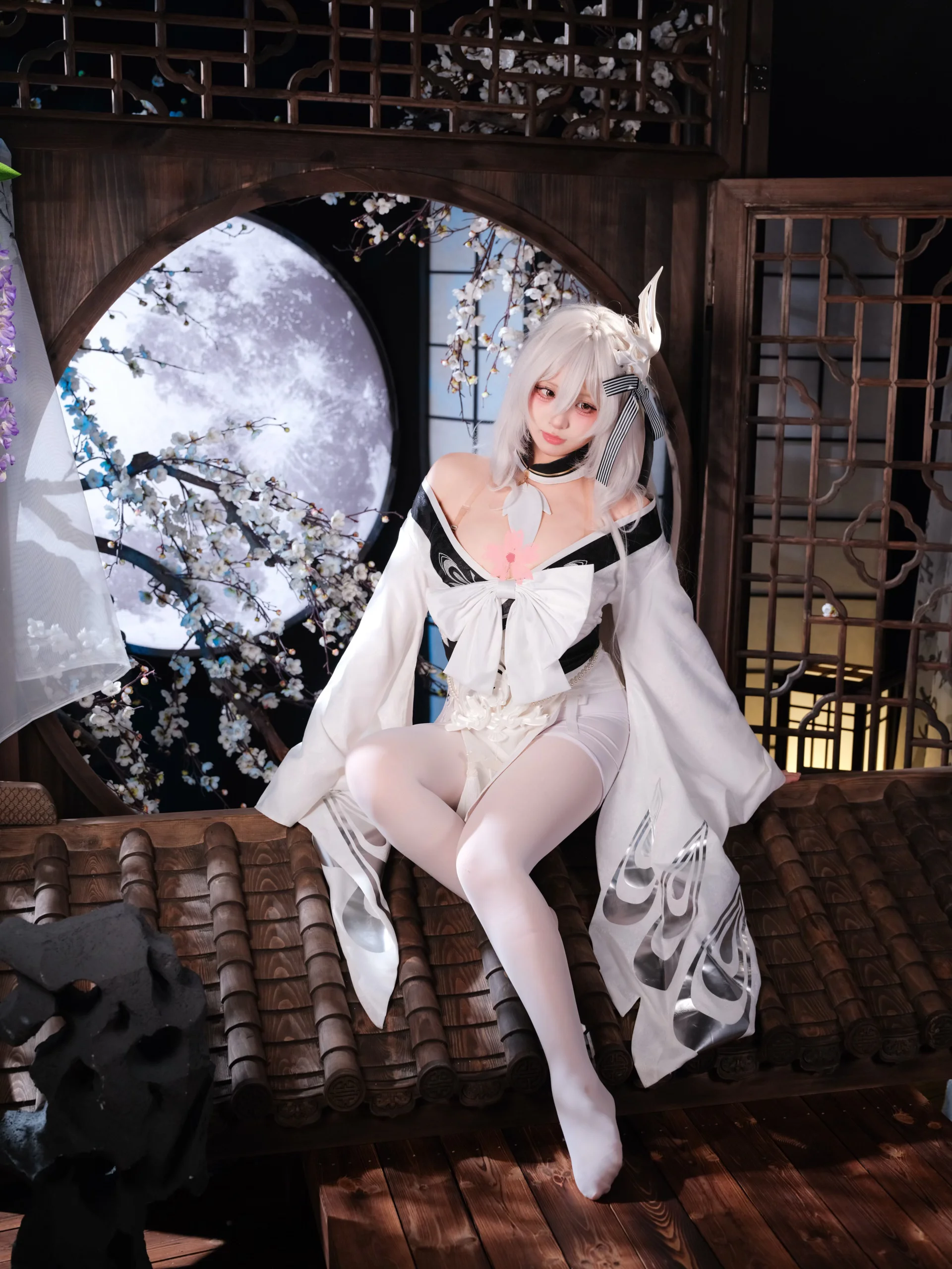 【白鳳cos】碧藍航線中的月下仙子，慵懶又清冷 - 第 6 張
