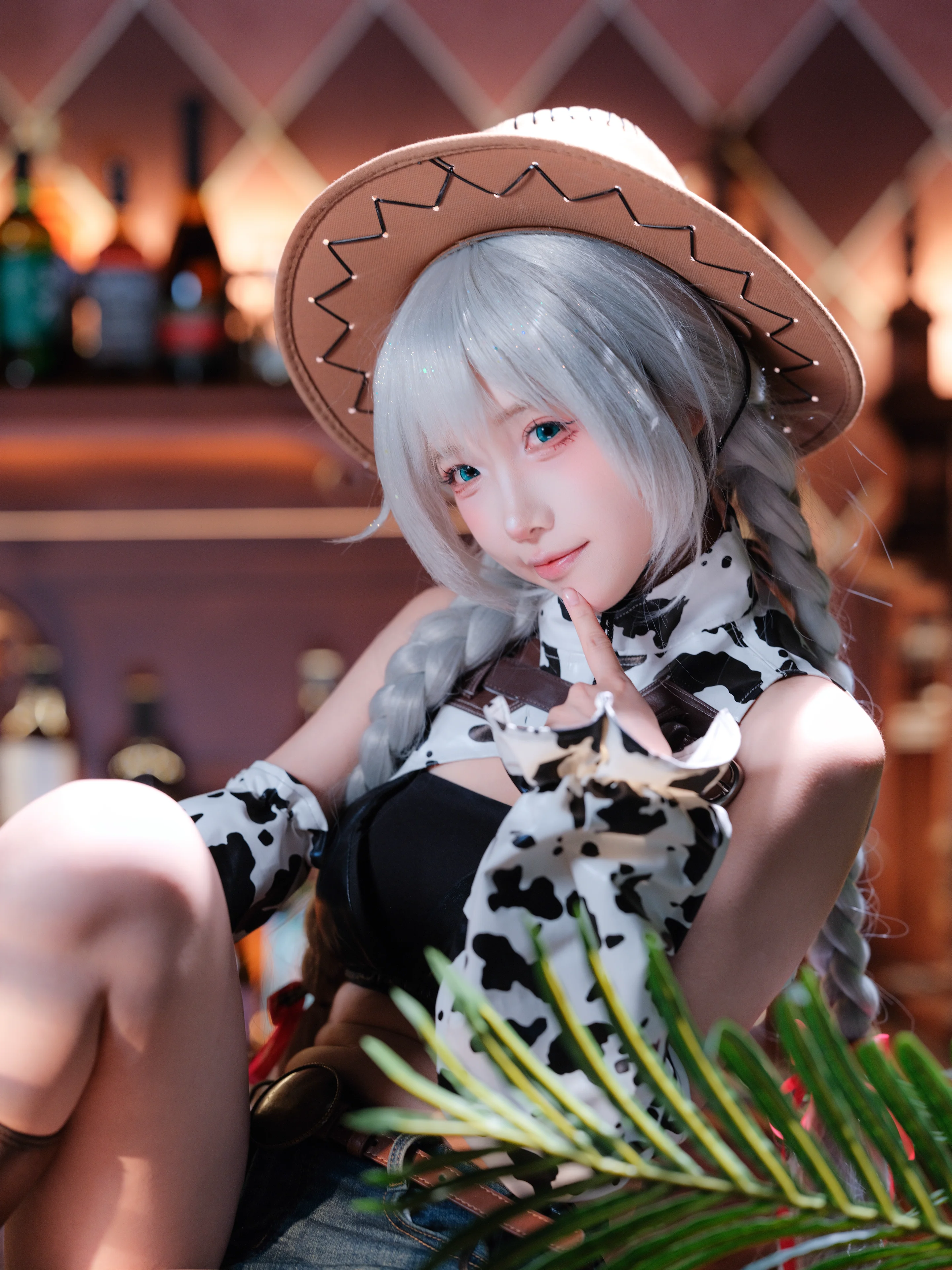 【法戈cos】碧蓝航线里的西部女郎，暗调酒吧的复古闪现 - 第 6 张