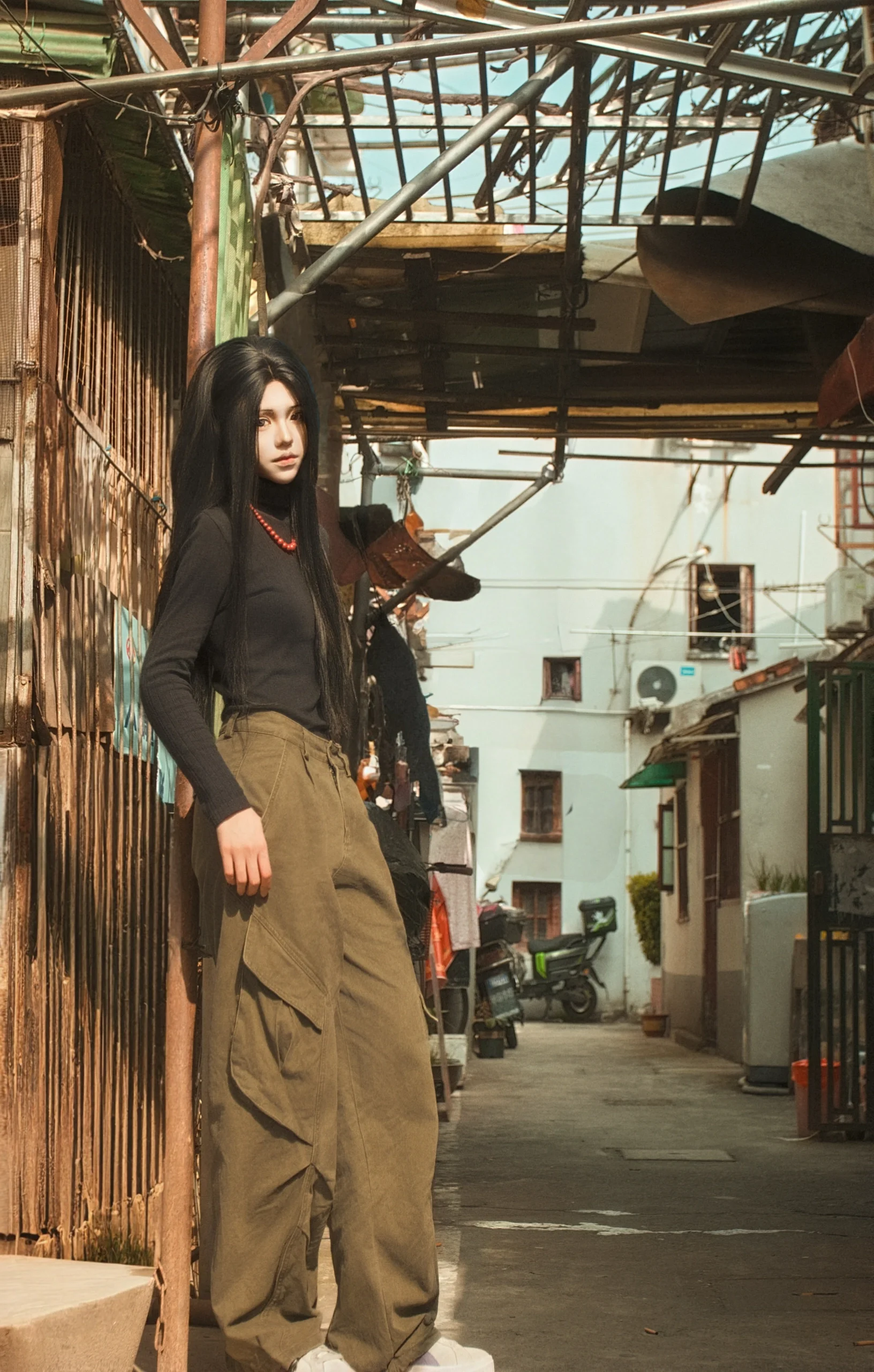 【冯宝宝cos】老街巷弄里的日常感与机灵劲 - 第 2 张