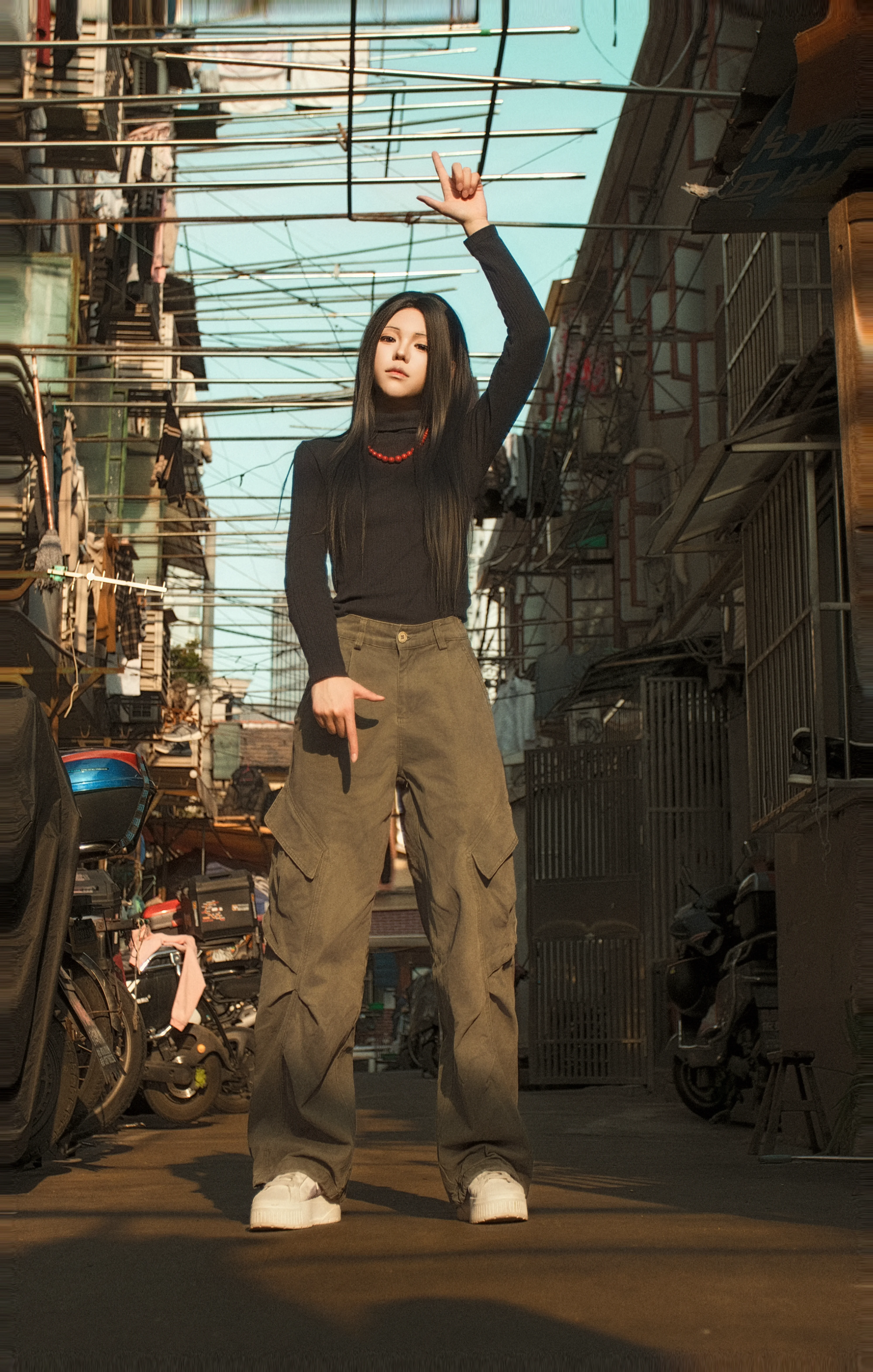 【冯宝宝cos】老街巷弄里的日常感与机灵劲 - 第 5 张