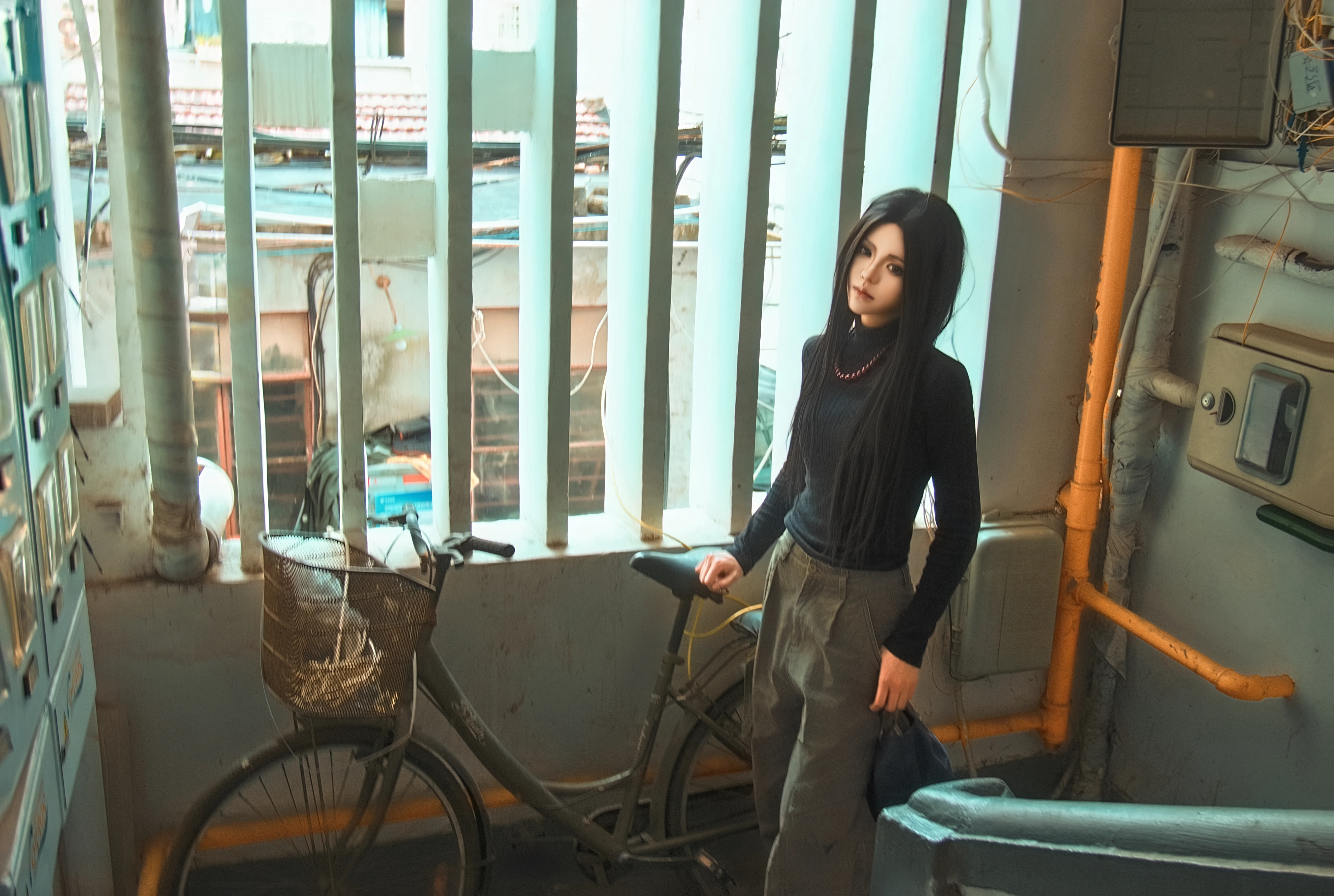 【冯宝宝cos】老街巷弄里的日常感与机灵劲 - 第 7 张