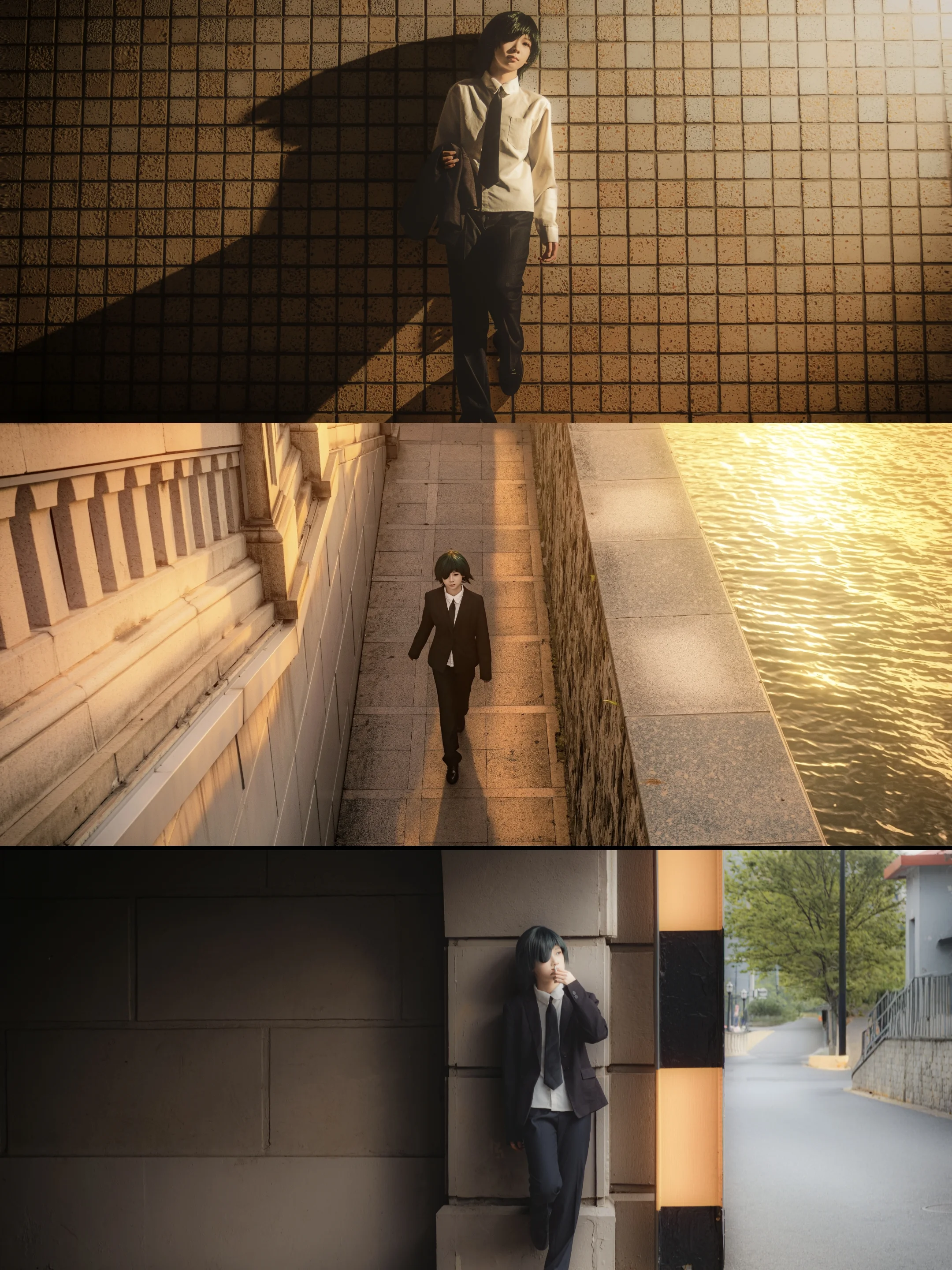 【姬野cos】电锯人街角黄昏与前行光影 - 第 1 张