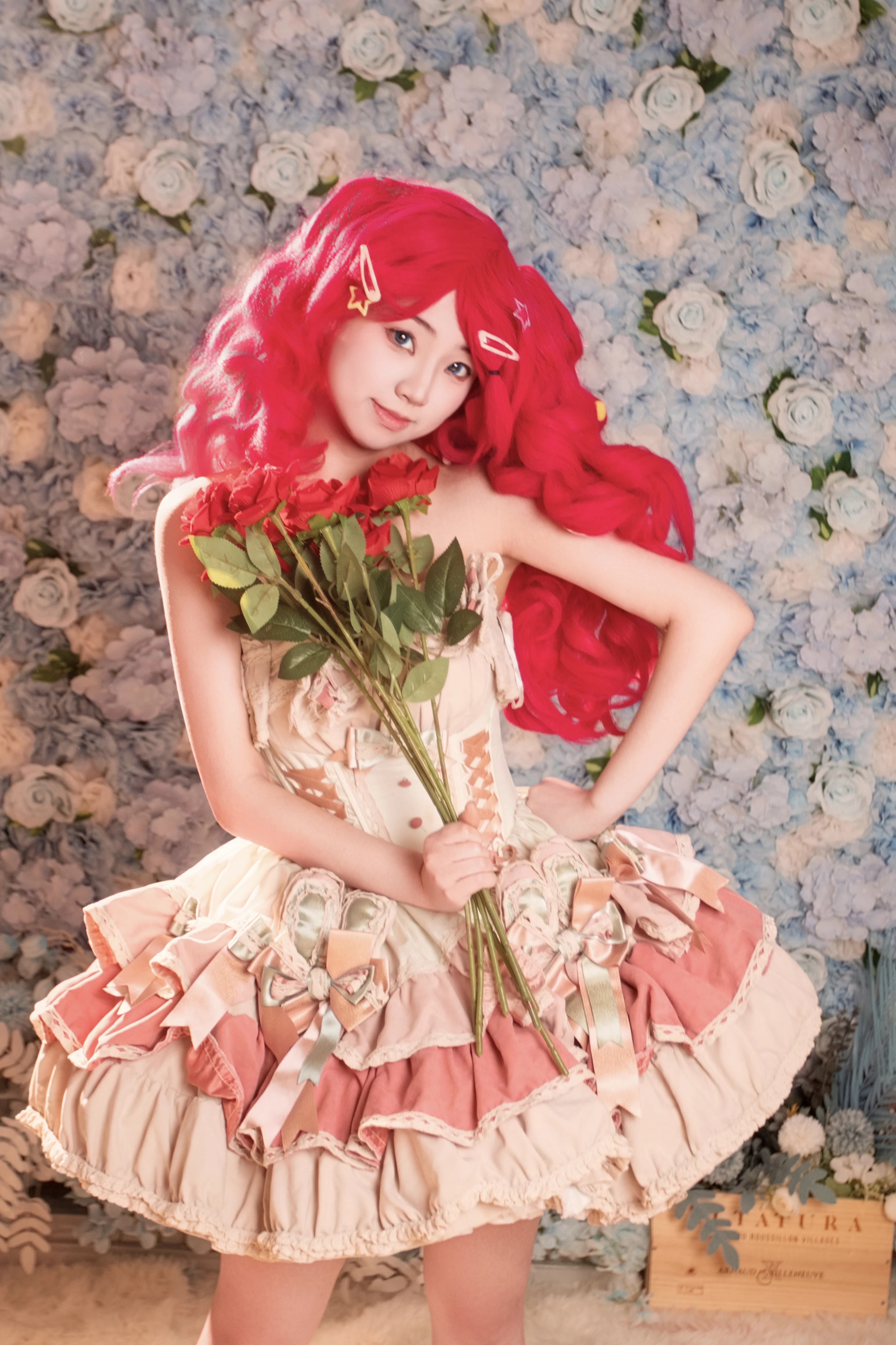 【碧琪cos】小马宝莉里的粉红派对因子，用红发与笑容点亮下午茶 - 第 9 张