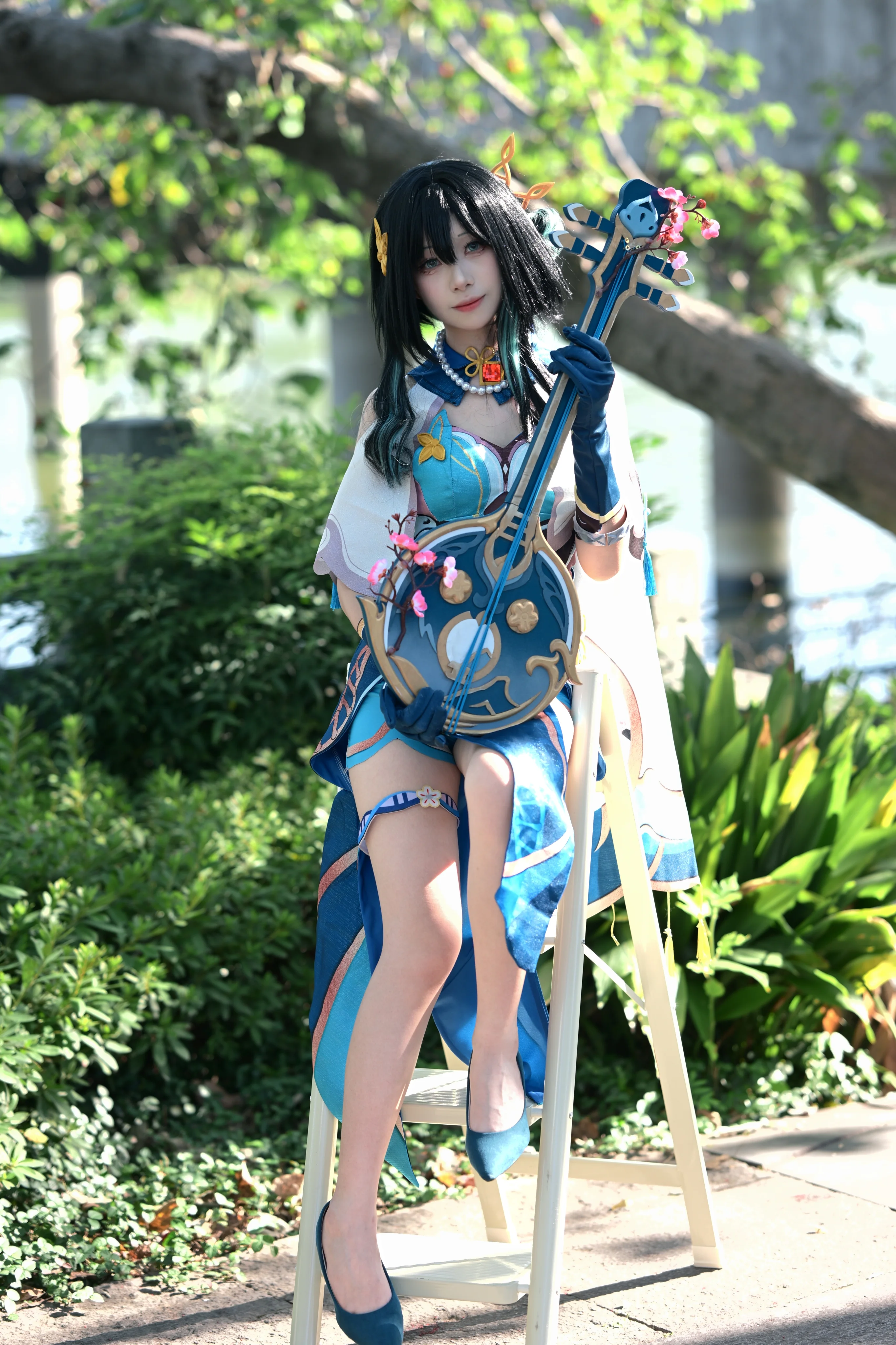 [Ruan Mei Cosplay] Photos by the Waterfront in Honkai: Star Rail