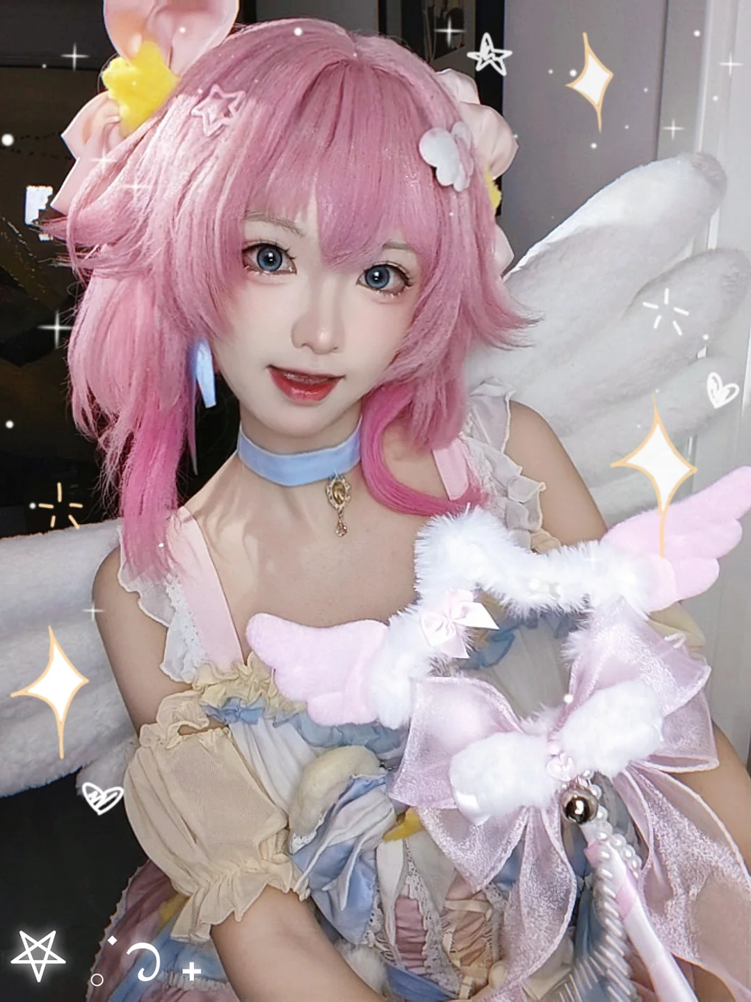 【三月七cos】崩壞星穹鐵道私設造型的粉色夢幻時刻