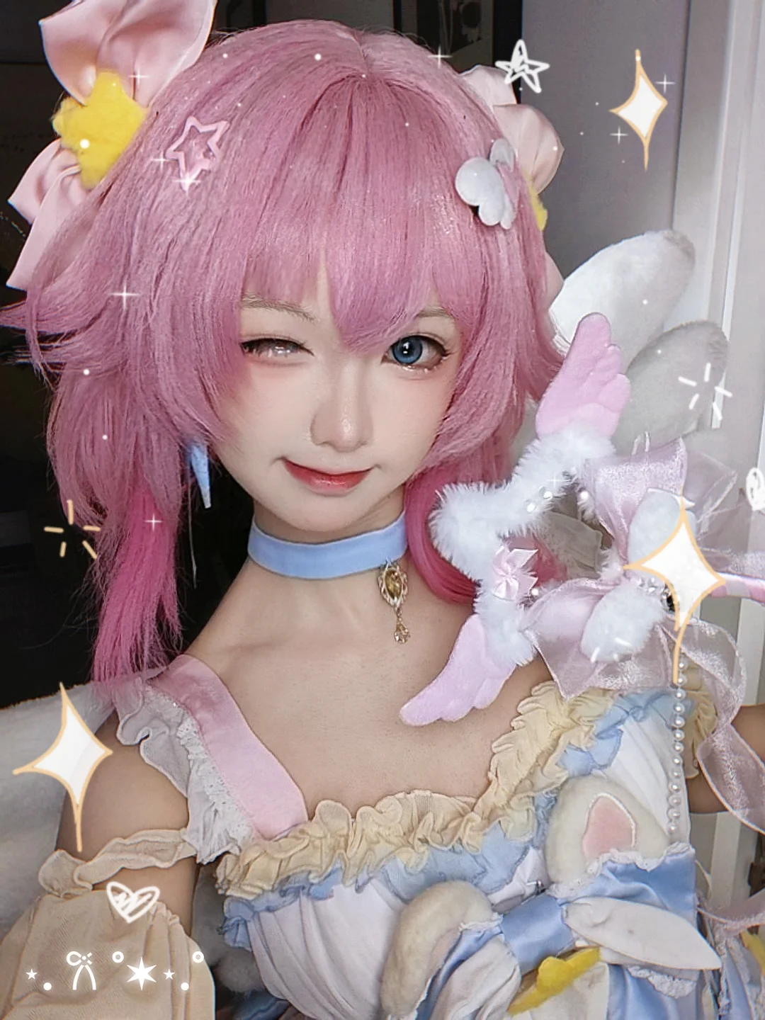 【三月七cos】崩壞星穹鐵道私設造型的粉色夢幻時刻 - 第 3 張