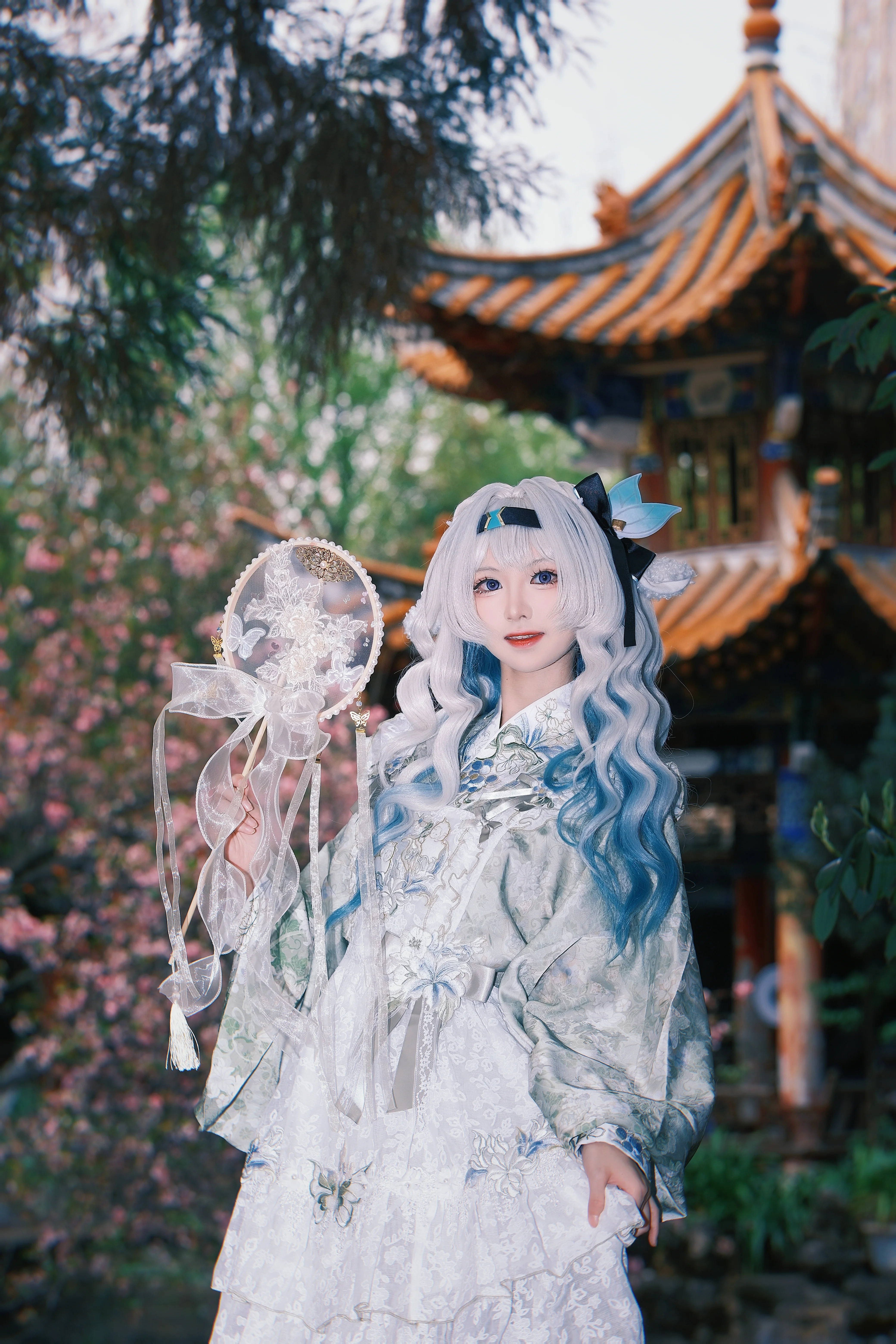 【流萤cos】崩坏星穹铁道的私设光景，在古亭繁花间漫步 - 第 1 张