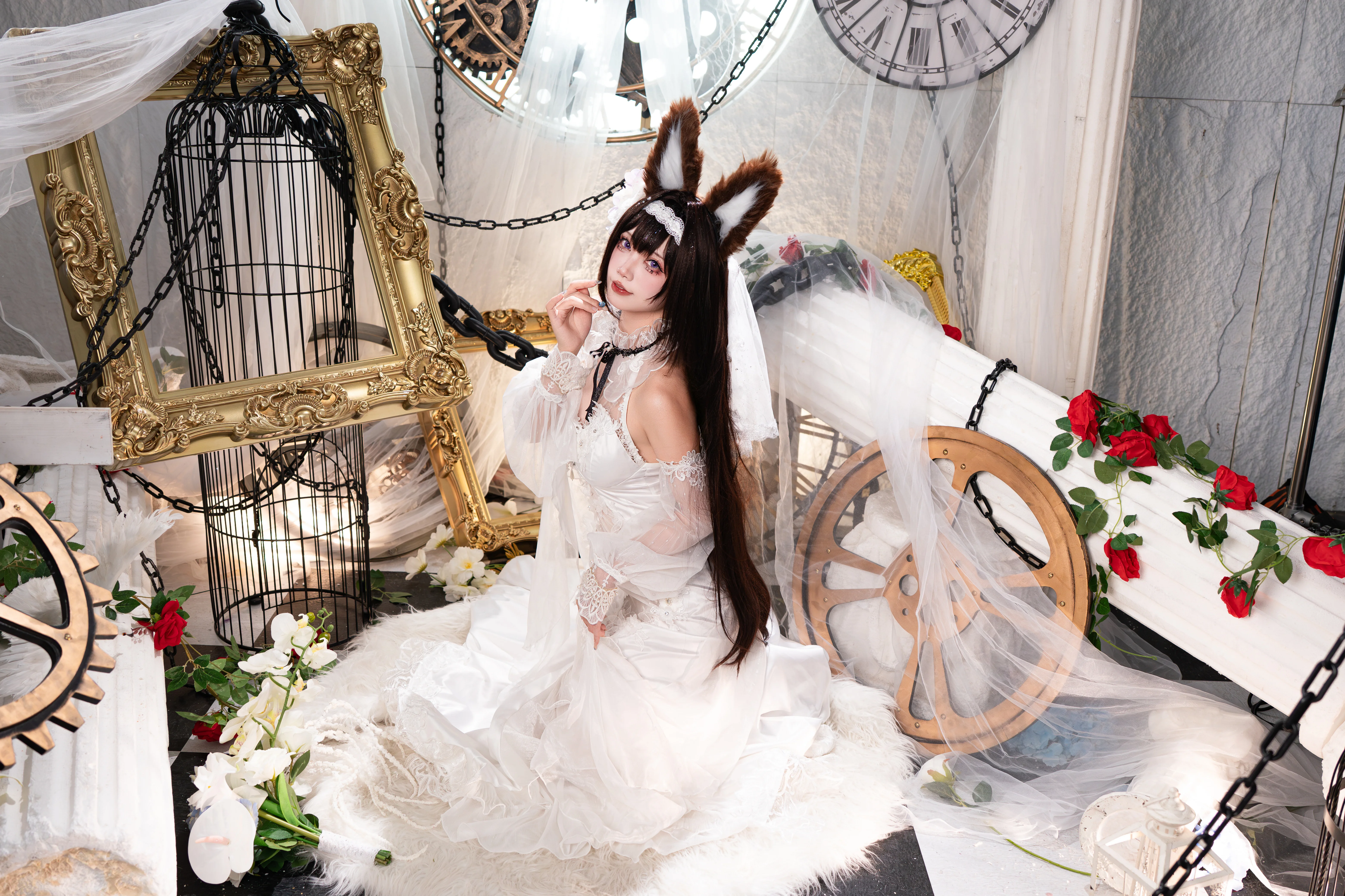 【碧藍航線天城cos】時鐘與白紗下的優雅演繹 - 第 5 張