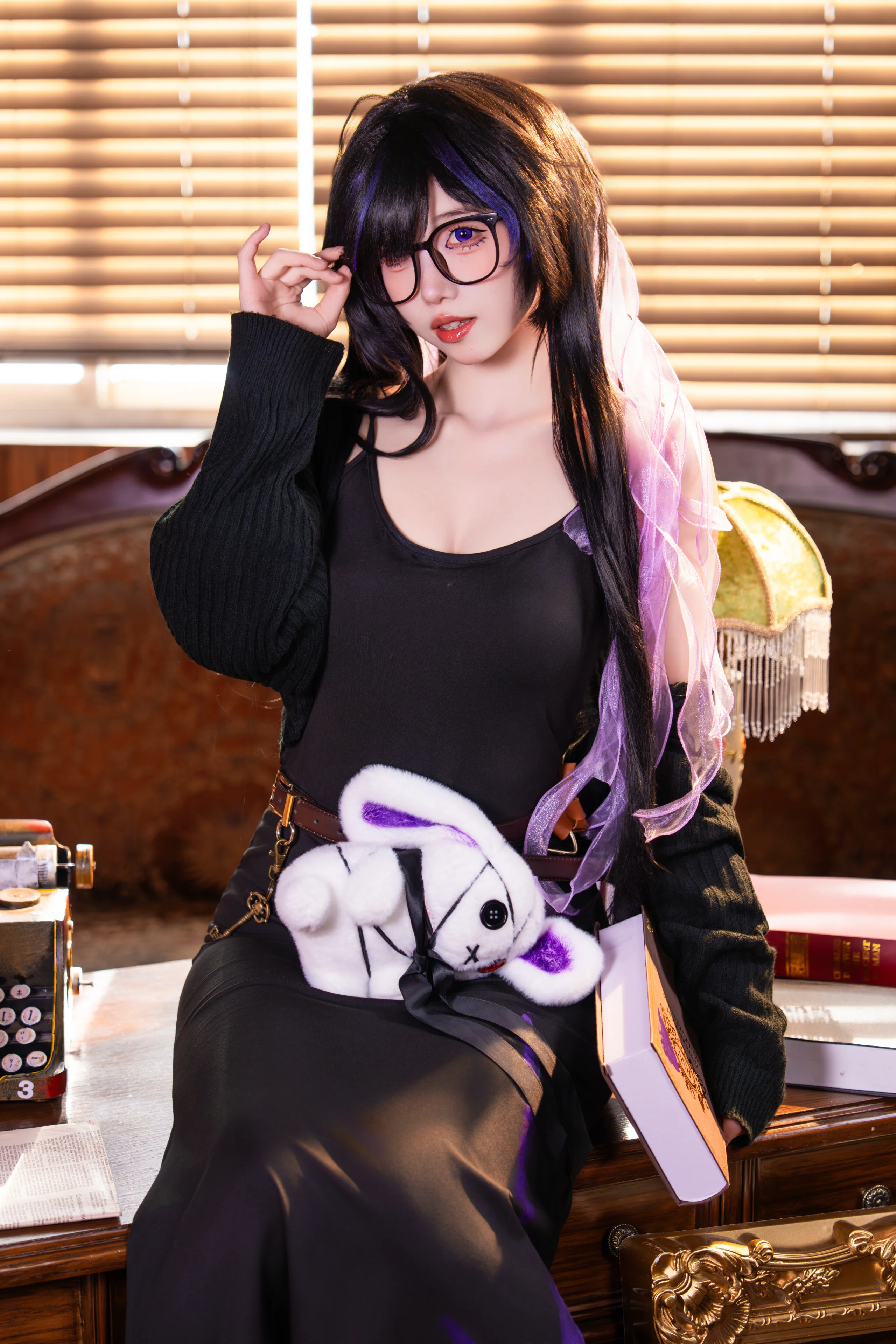 【蕾貝兒cos】勝利女神妮姬，在靜謐書房裡做個慵懶宅女 - 第 1 張